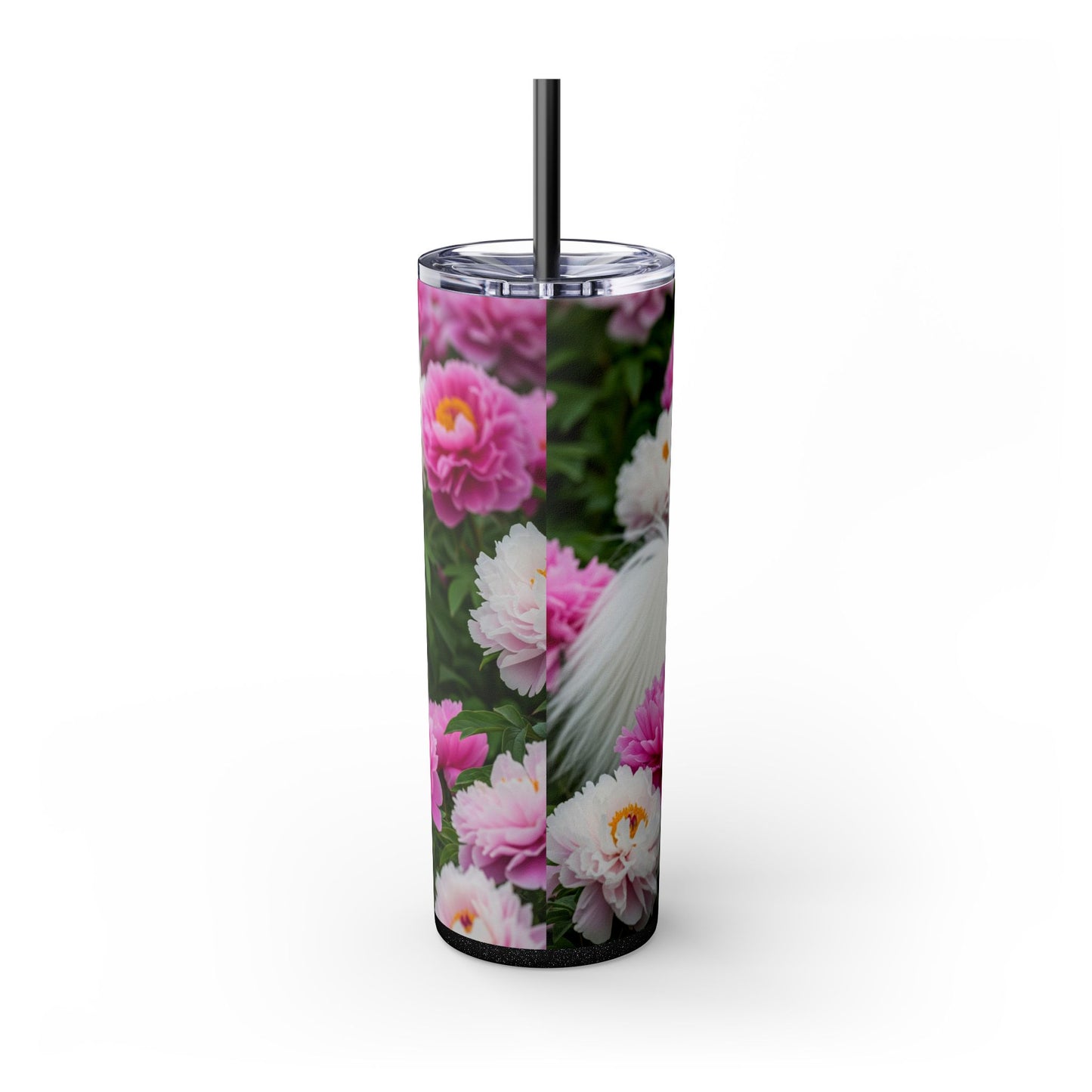 Tibetan Spaniel Tumbler with Straw, 20oz