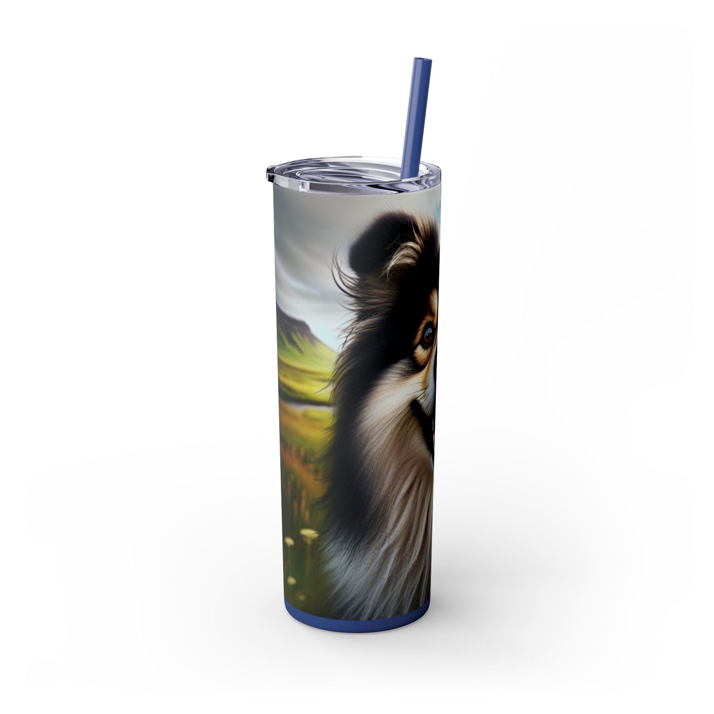Icelandic Sheepdog Tumbler with Straw, 20oz