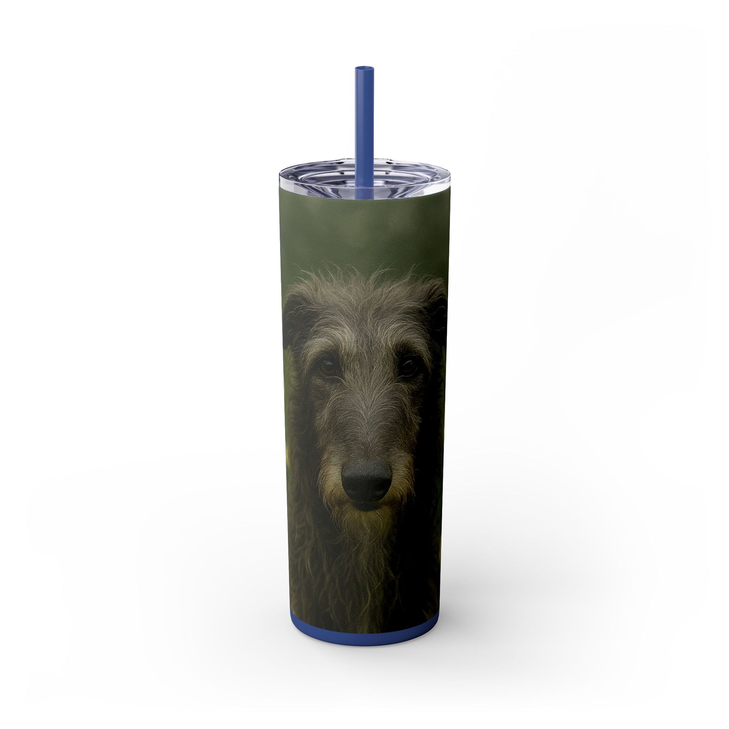 Scottish Deerhound Tumbler with Straw, 20oz
