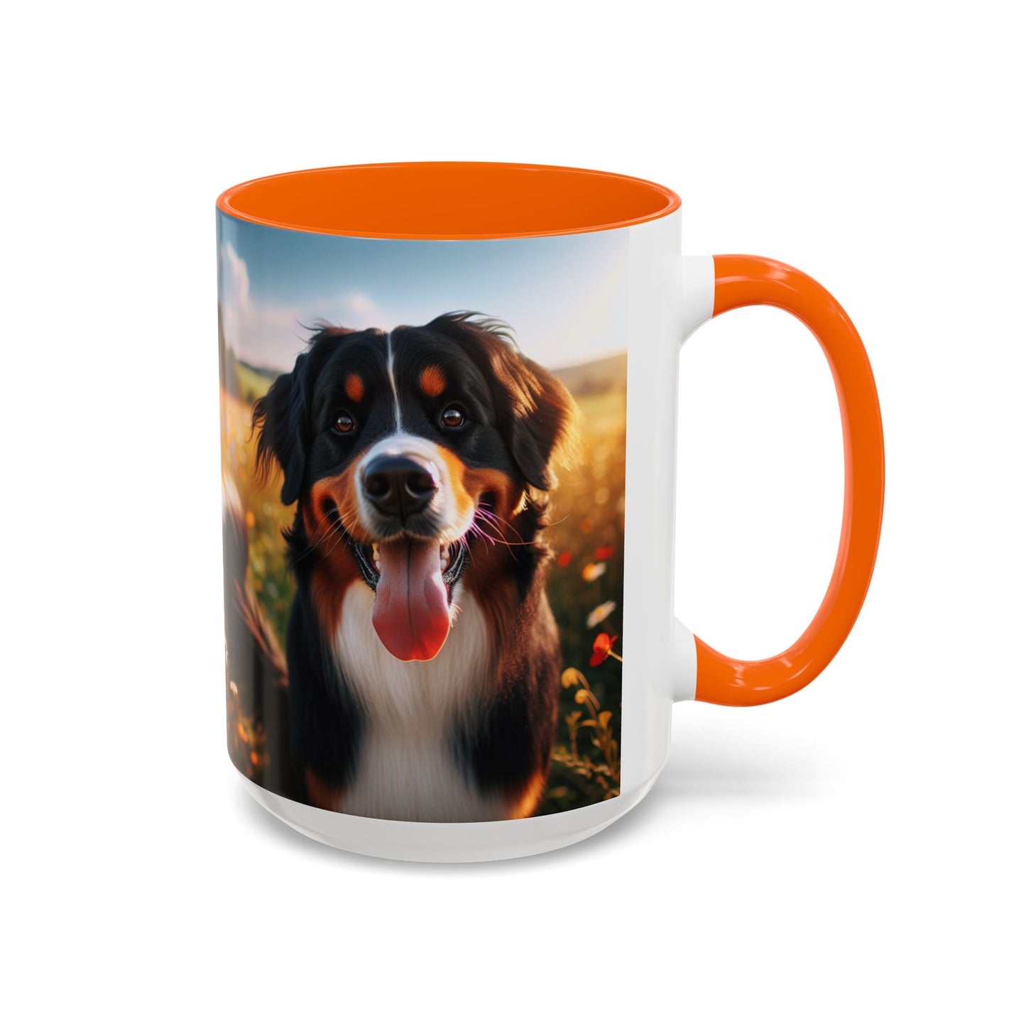 Bernese Mountain Dog Accent Coffee Mug - Perfect Gift for Dog Lovers