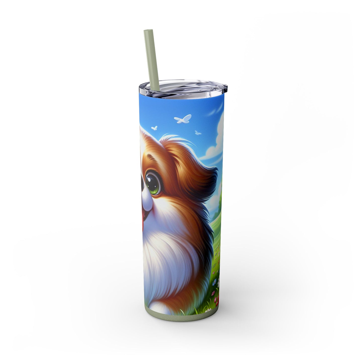 Russian Toy Skinny Tumbler with Straw, 20oz