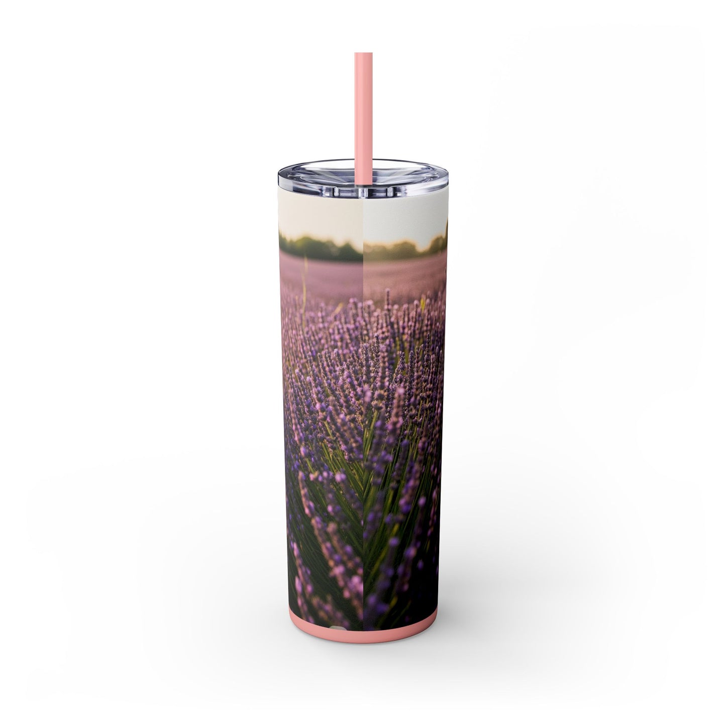 Poodle Skinny Tumbler with Straw, 20oz