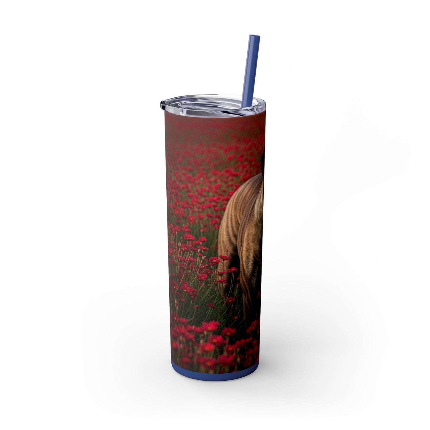 Bullmastiff Tumbler with Straw, 20oz
