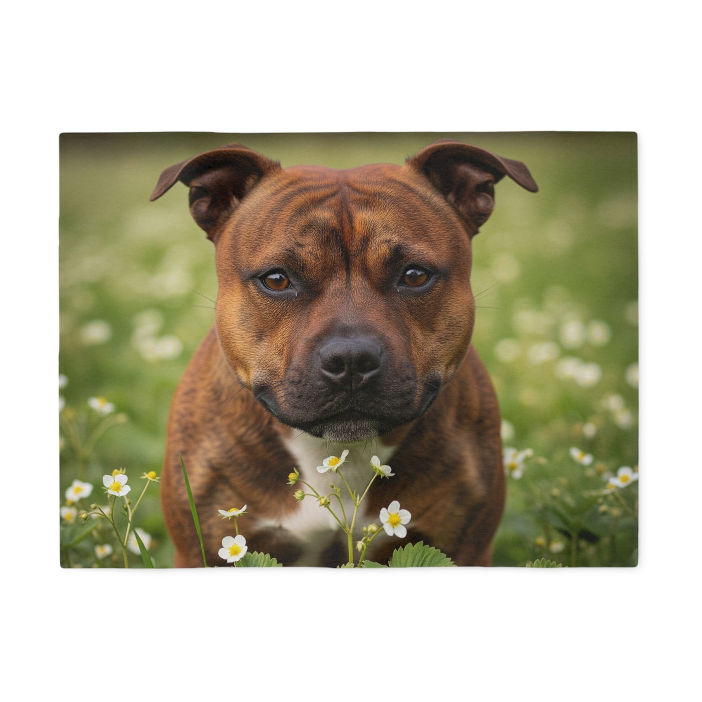Staffordshire Bull Terrier Sweatshirt Blanket