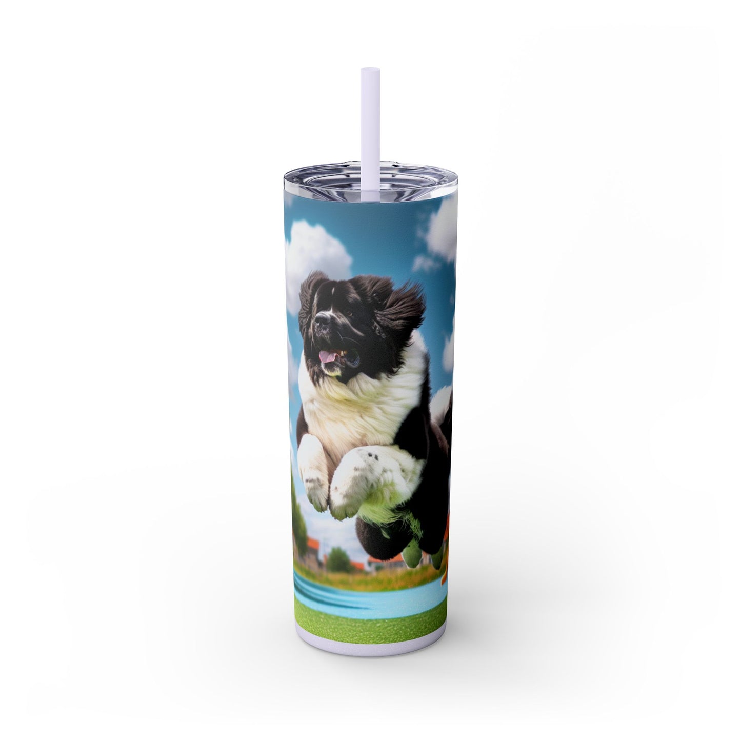 Landseer Tumbler with Straw, 20oz