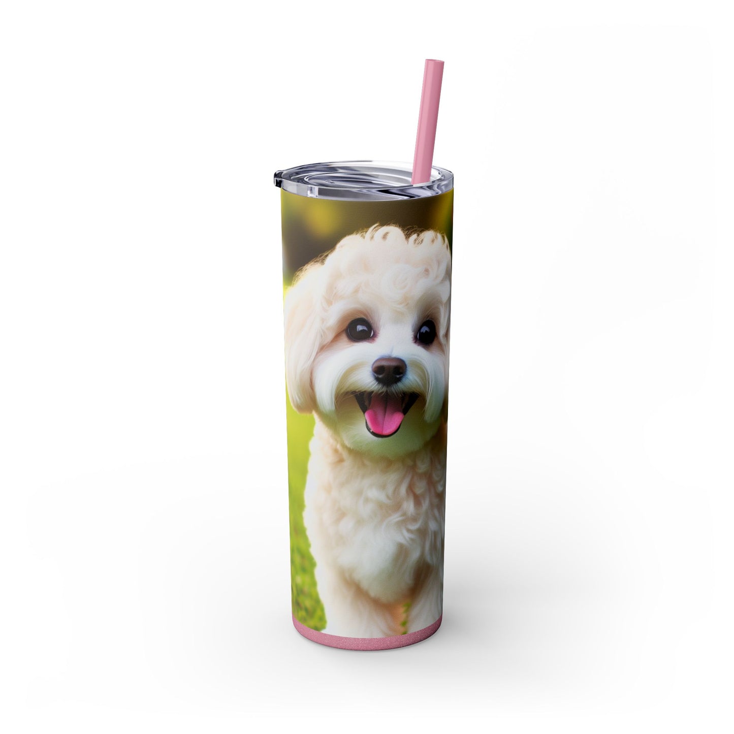 Maltipoo Tumbler with Straw, 20oz