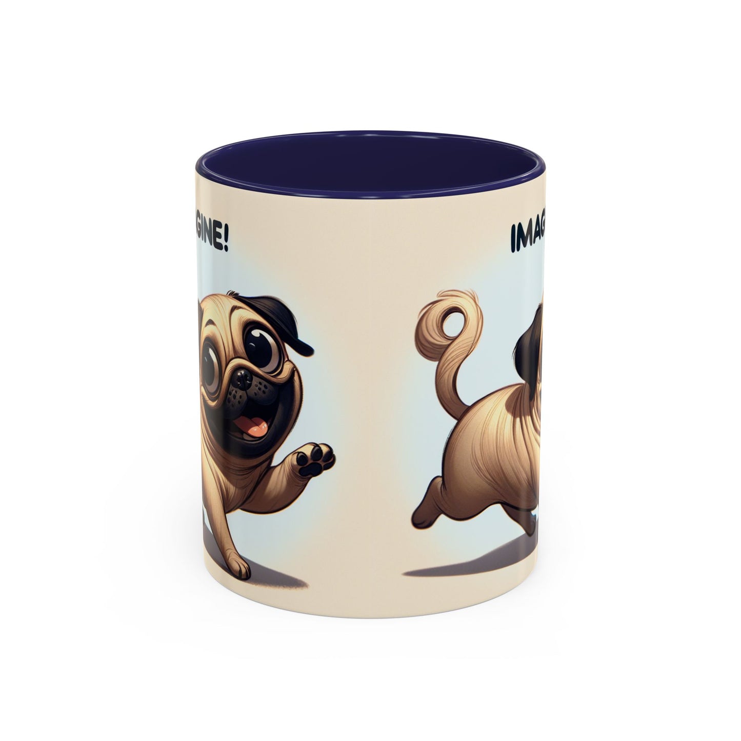Pug Accent Coffee Mug - Perfect Gift for Dog Lovers