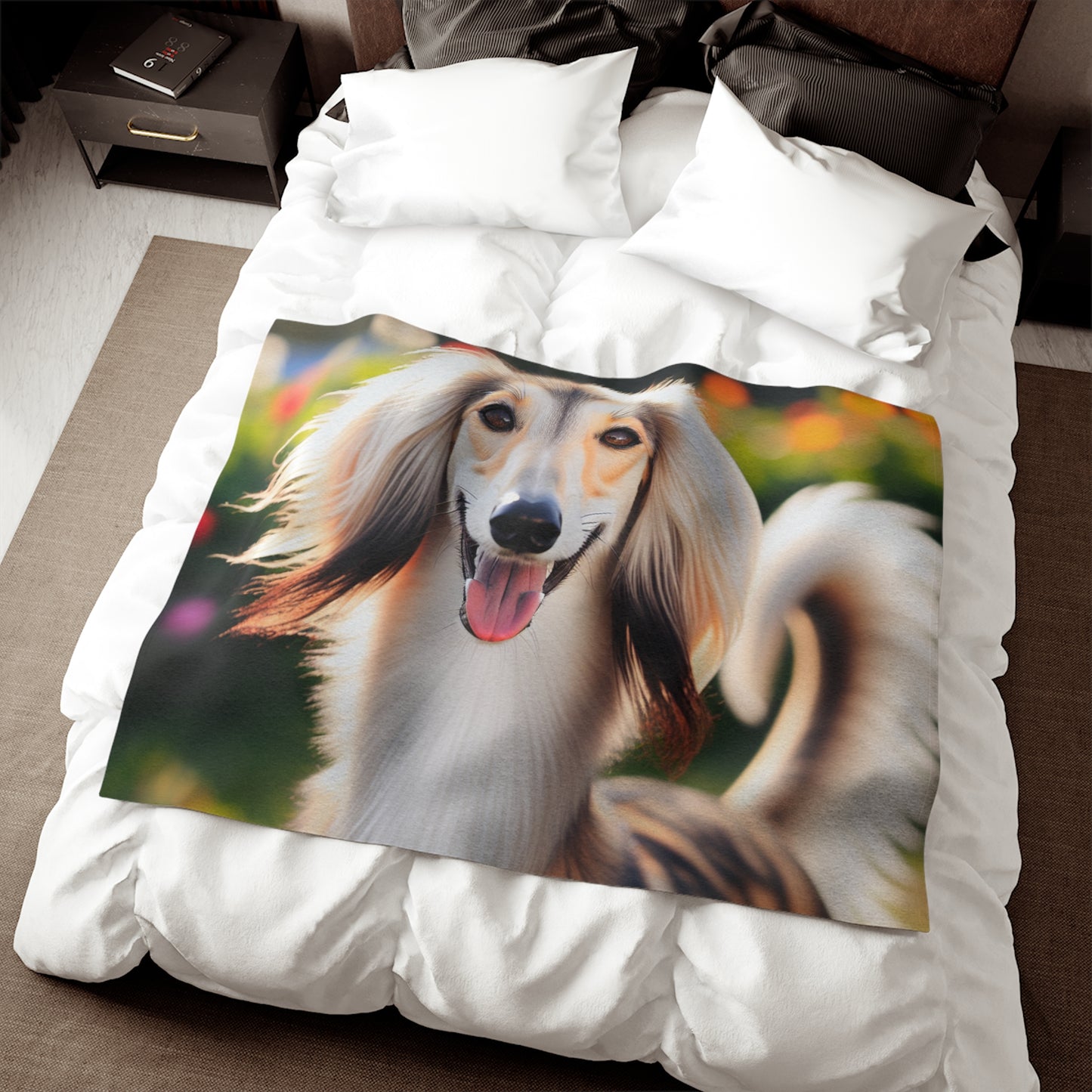 Saluki Sweatshirt Blanket