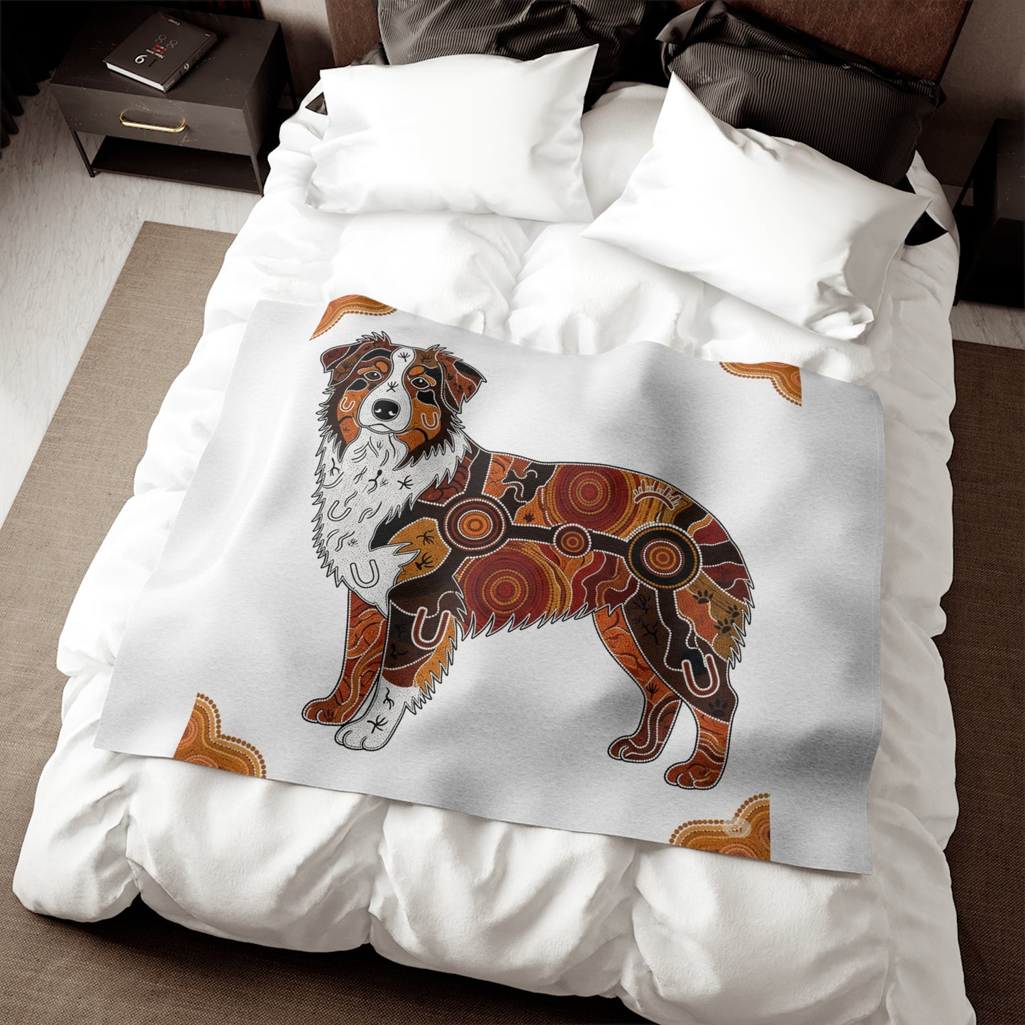 Australian Shepherd Sweatshirt Blanket