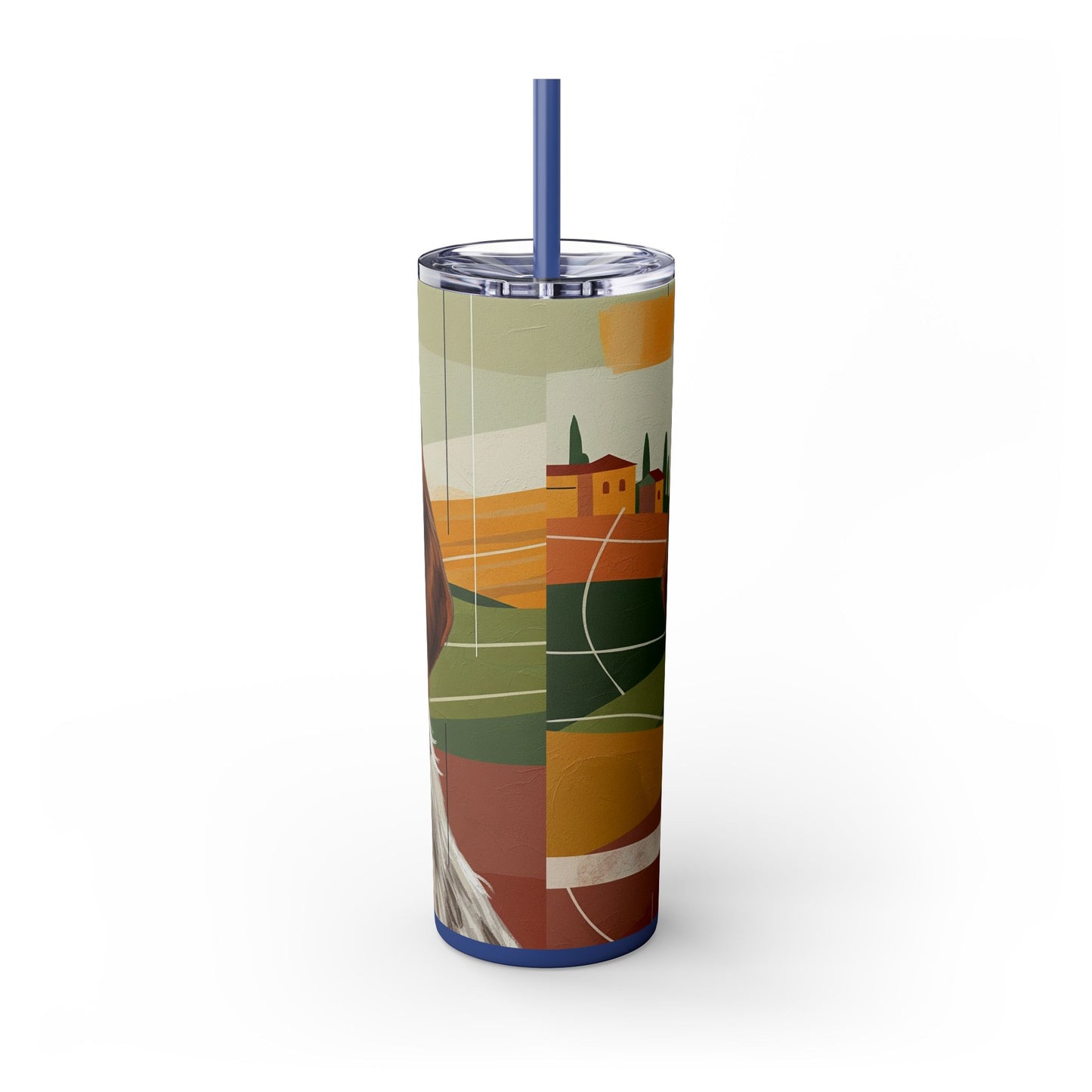 Spinone Italiano Tumbler with Straw, 20oz
