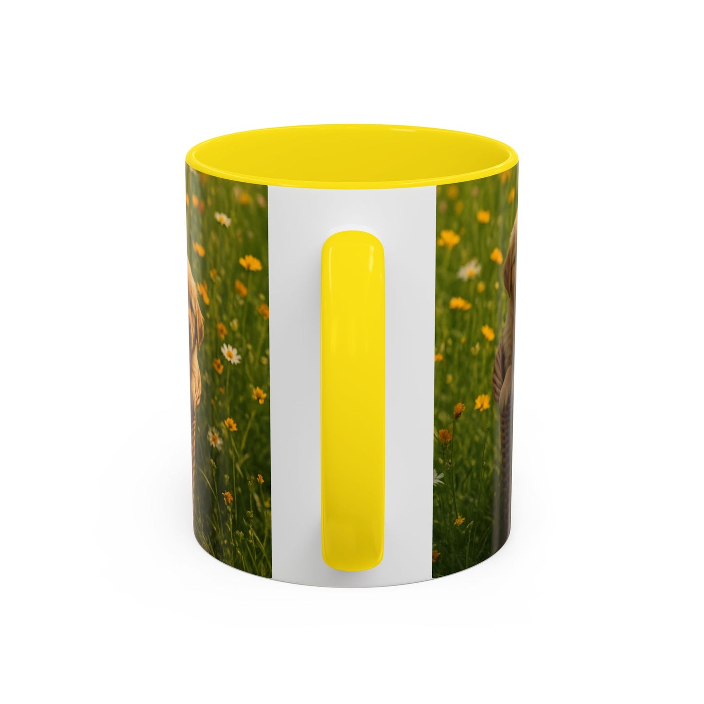 Golden Retriever puppies Accent Coffee Mug - Perfect Gift for Dog Lovers