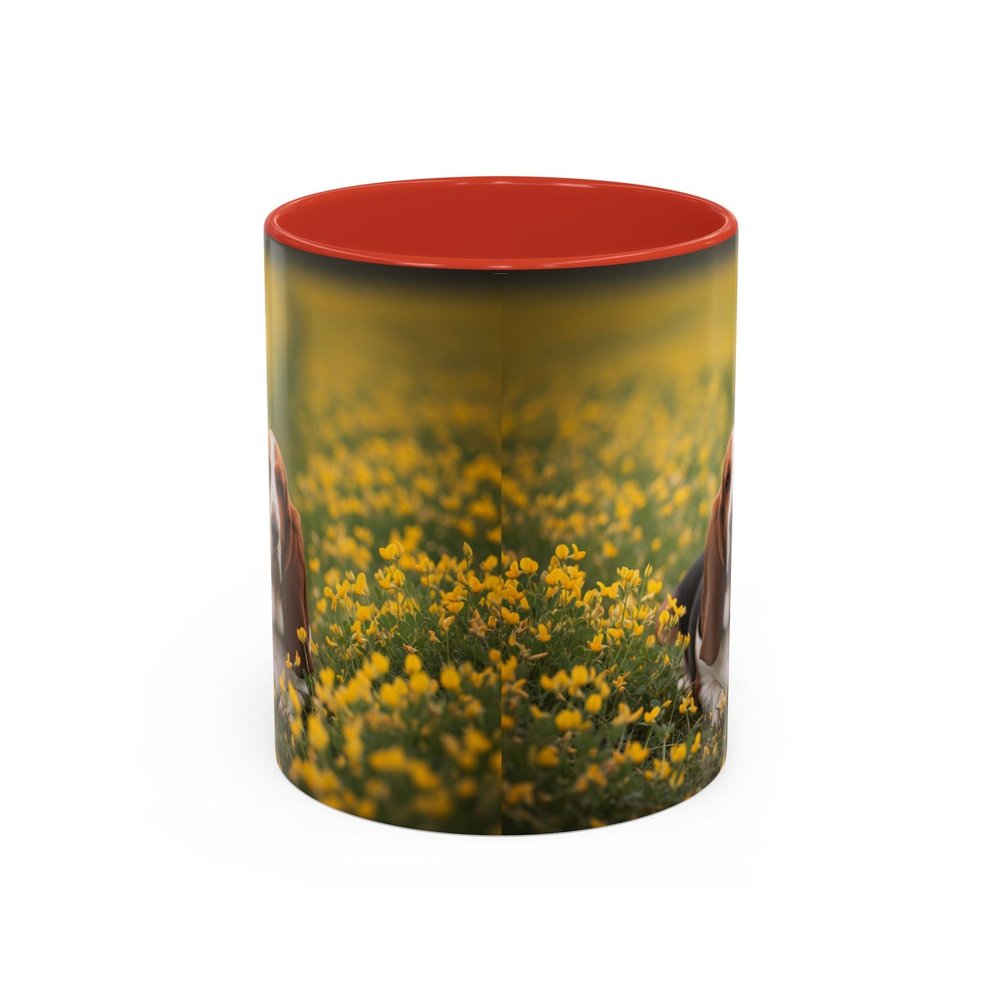 Basset Hound Accent Coffee Mug - Perfect Gift for Dog Lovers