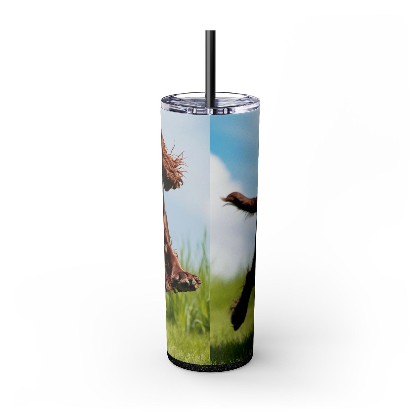 Irish Water Spaniel Tumbler with Straw, 20oz