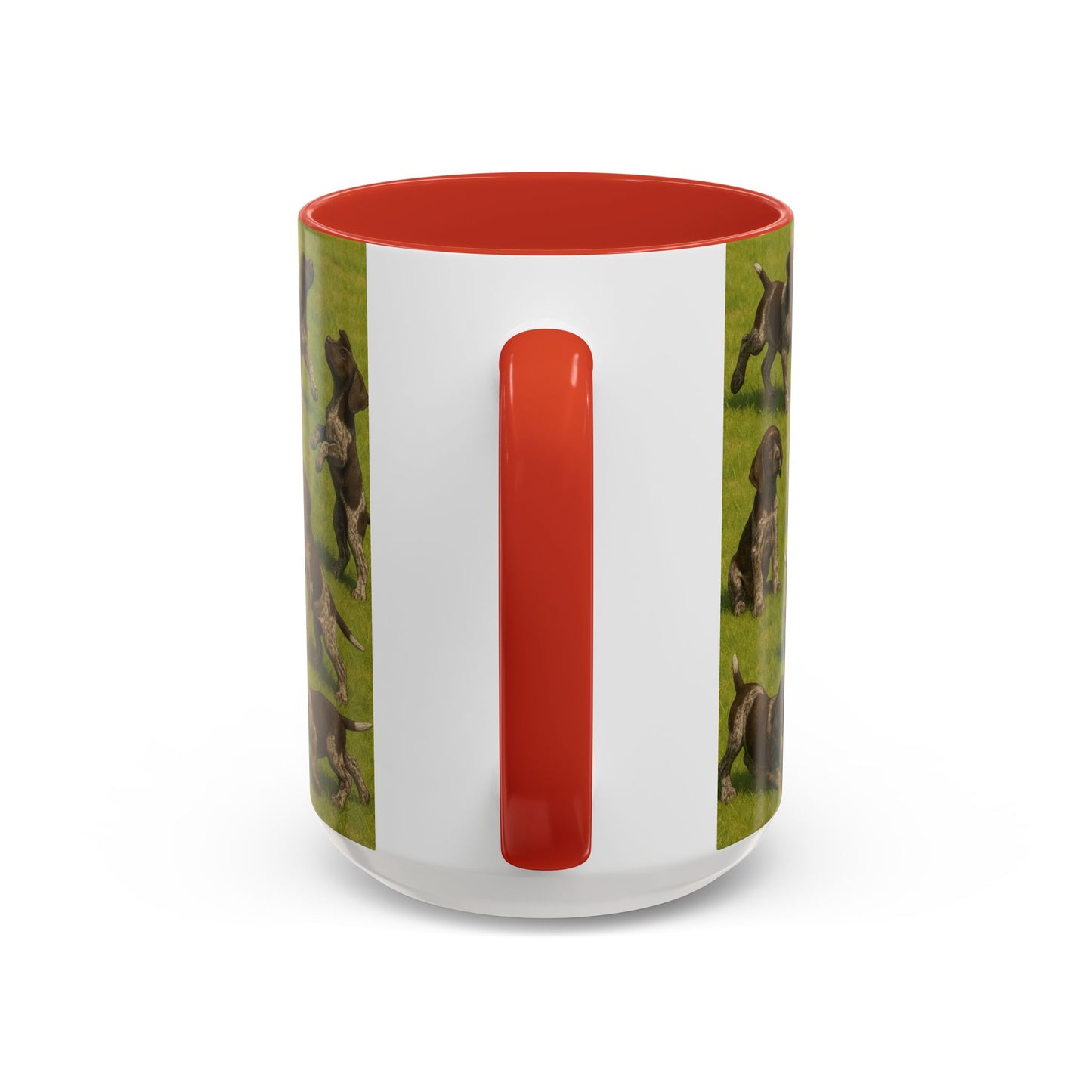 German Shorthaired Pointer puppies Accent Coffee Mug - Perfect Gift for Dog Lovers
