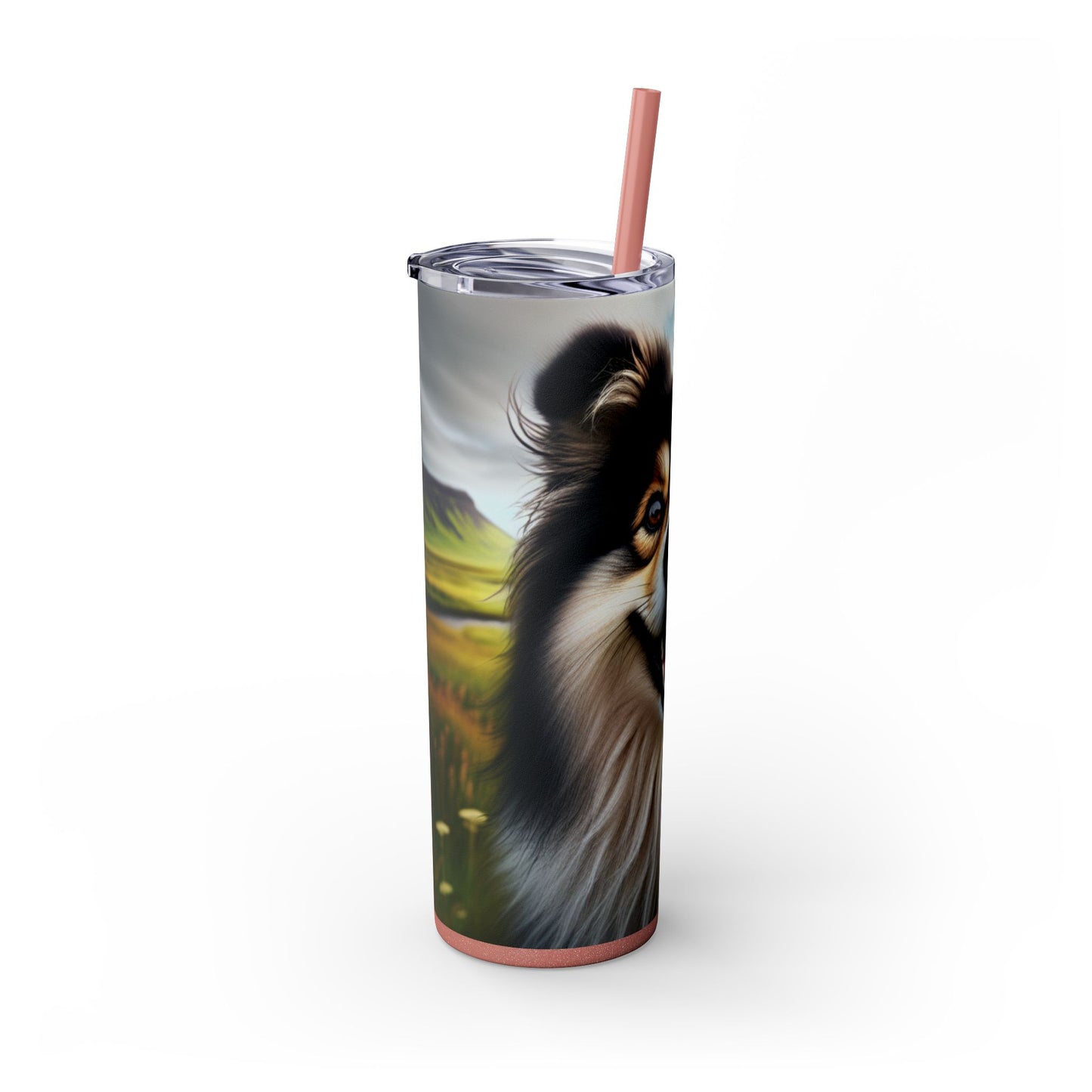 Icelandic Sheepdog Tumbler with Straw, 20oz