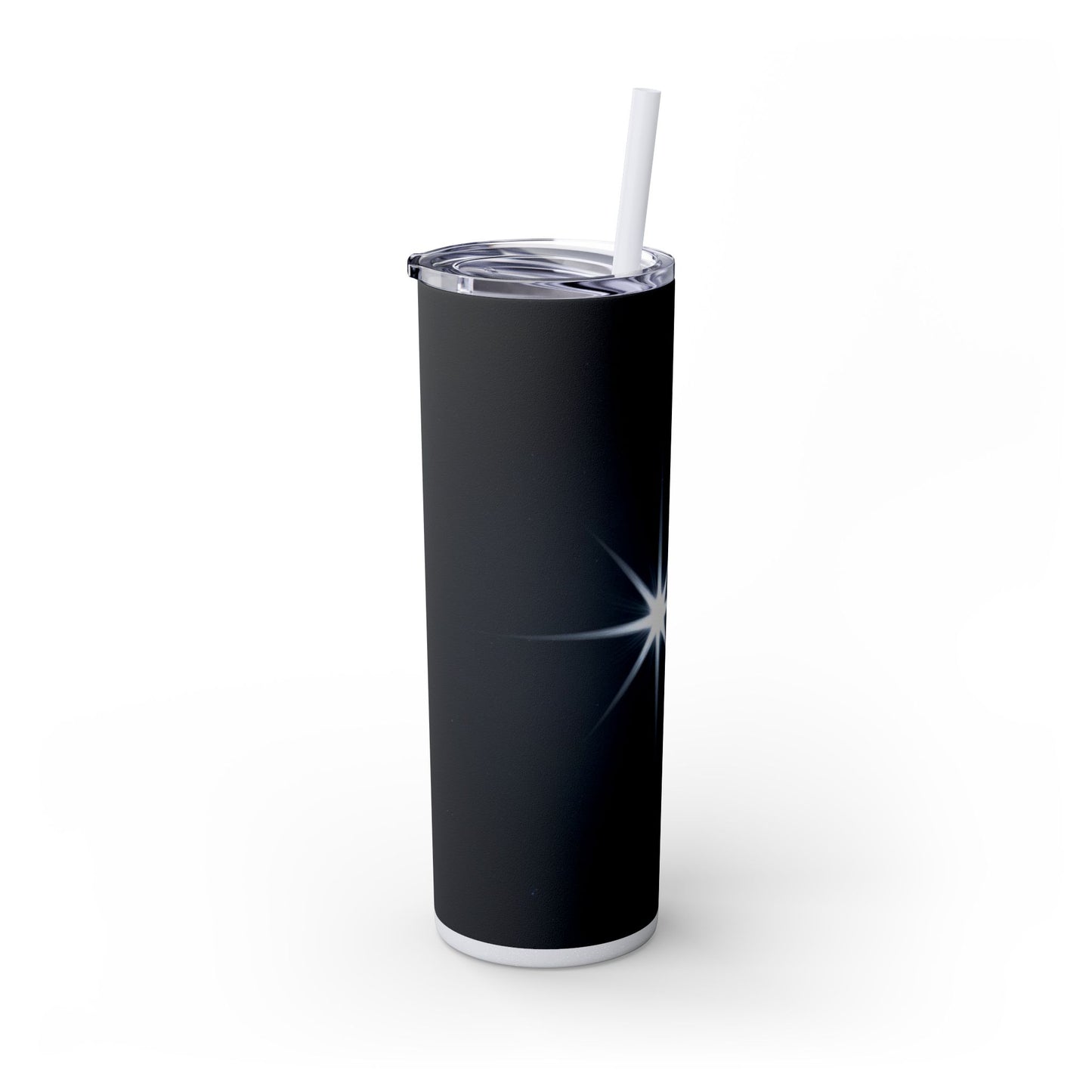 North Star Skinny Tumbler with Straw, 20oz