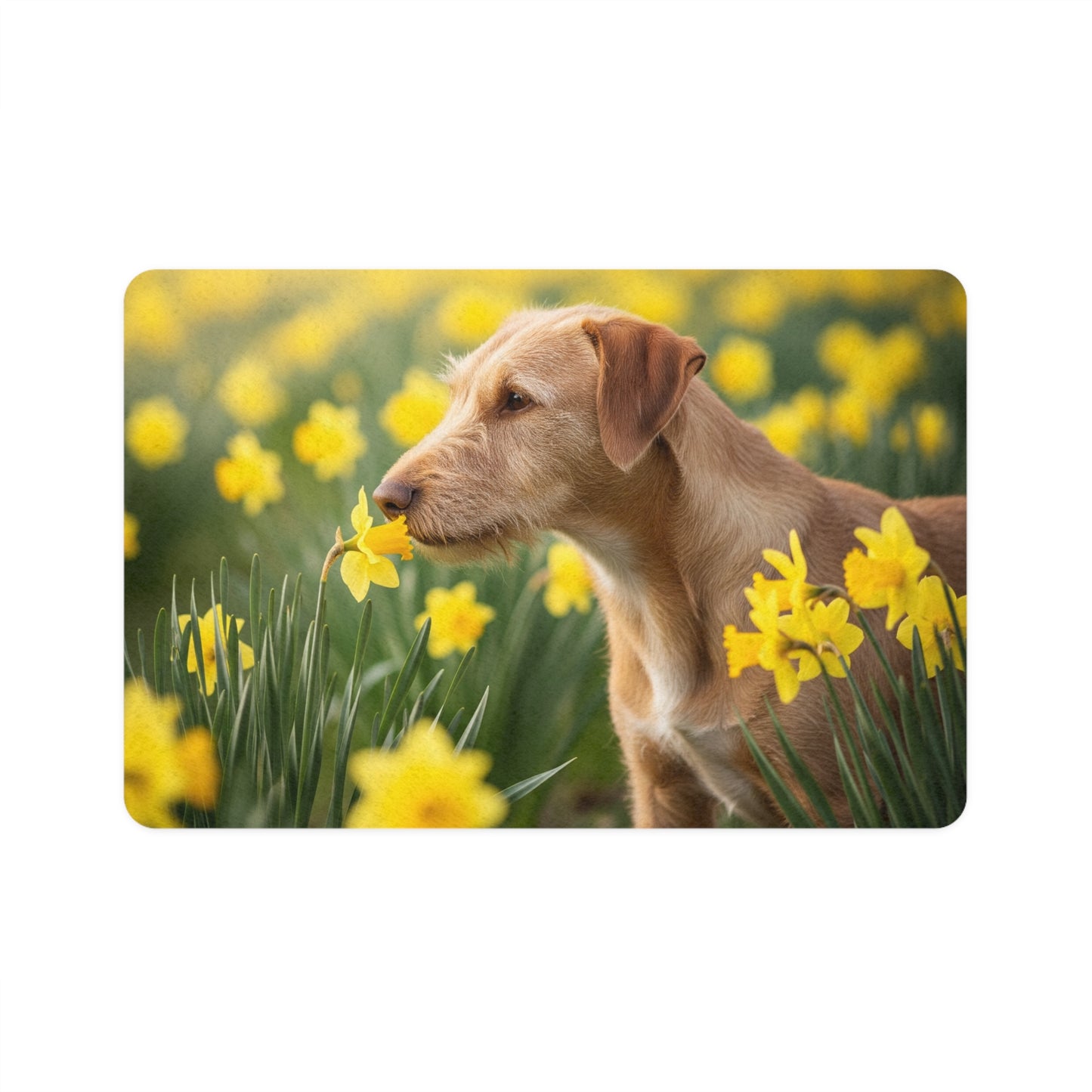 Pet Food Mat (12x18) - Portuguese Podengo Pequeno