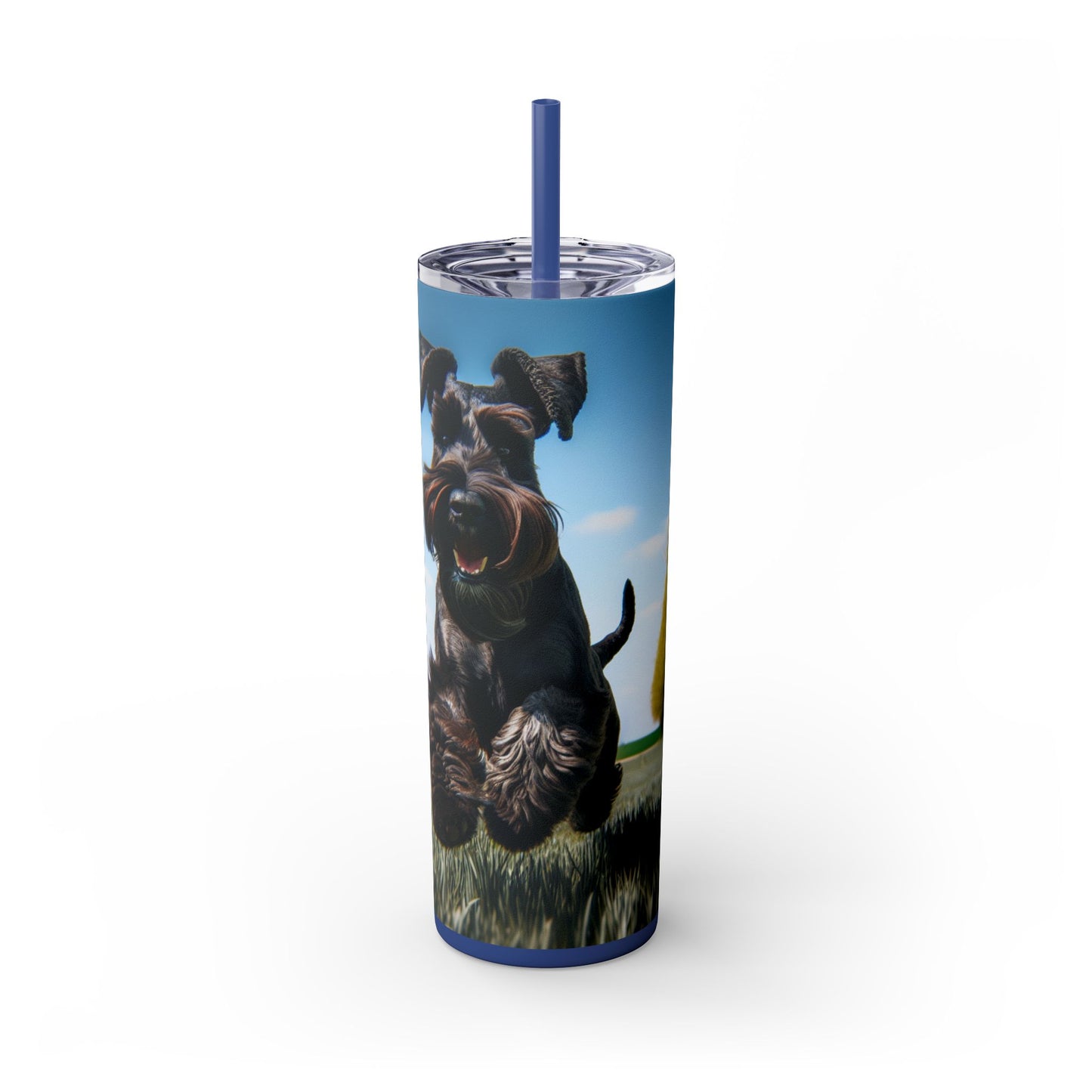 Giant Schnauzer Tumbler with Straw, 20oz