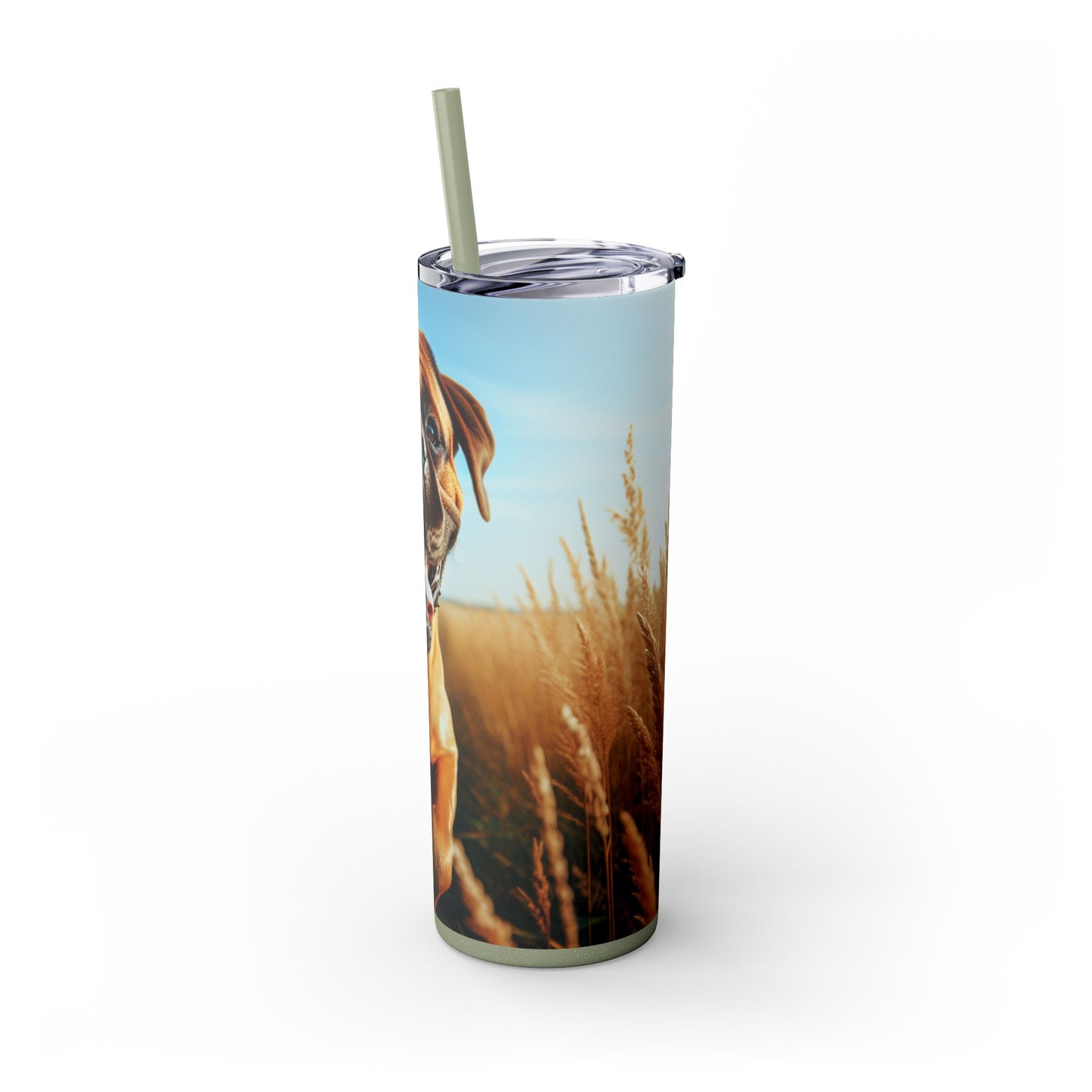 Bullmastiff Tumbler with Straw, 20oz