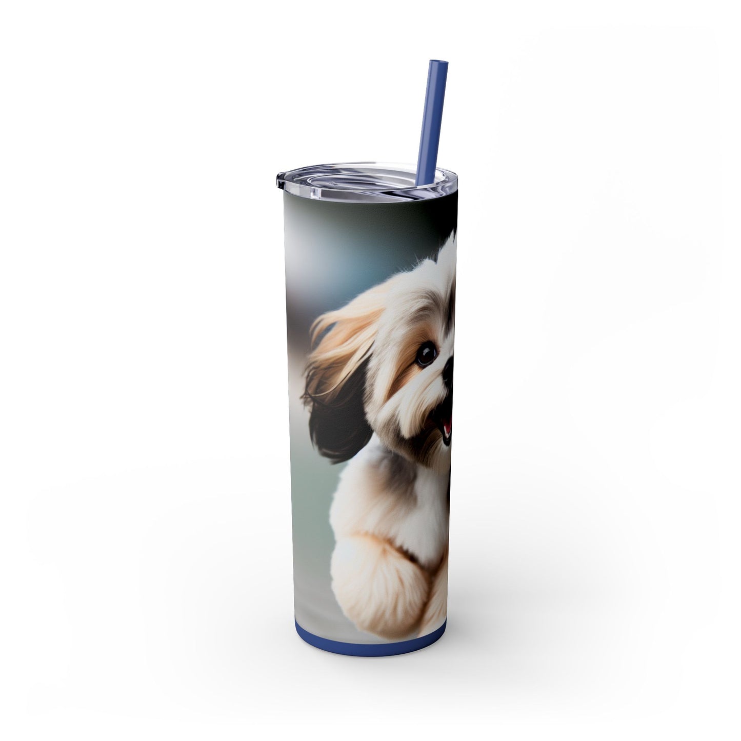 Lowchen Tumbler with Straw, 20oz