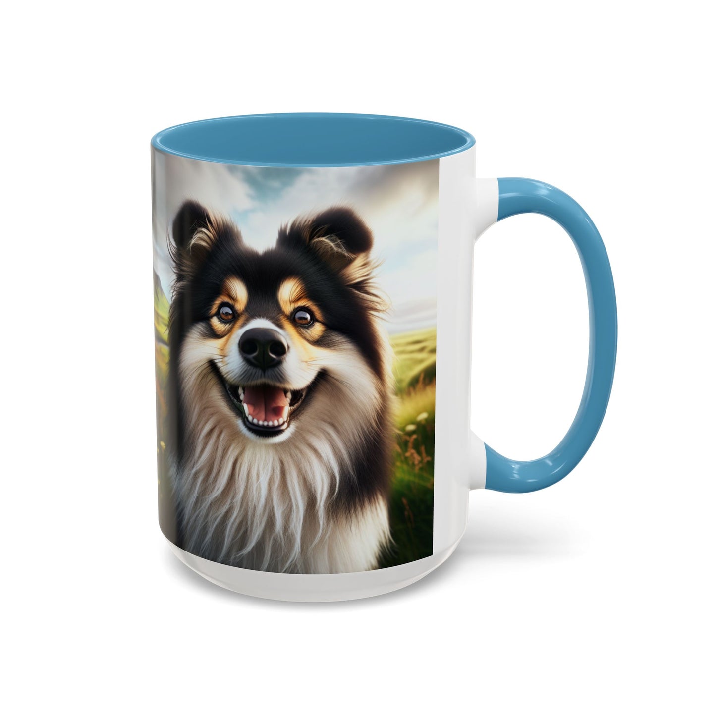 Icelandic Sheepdog Accent Coffee Mug - Perfect Gift for Dog Lovers