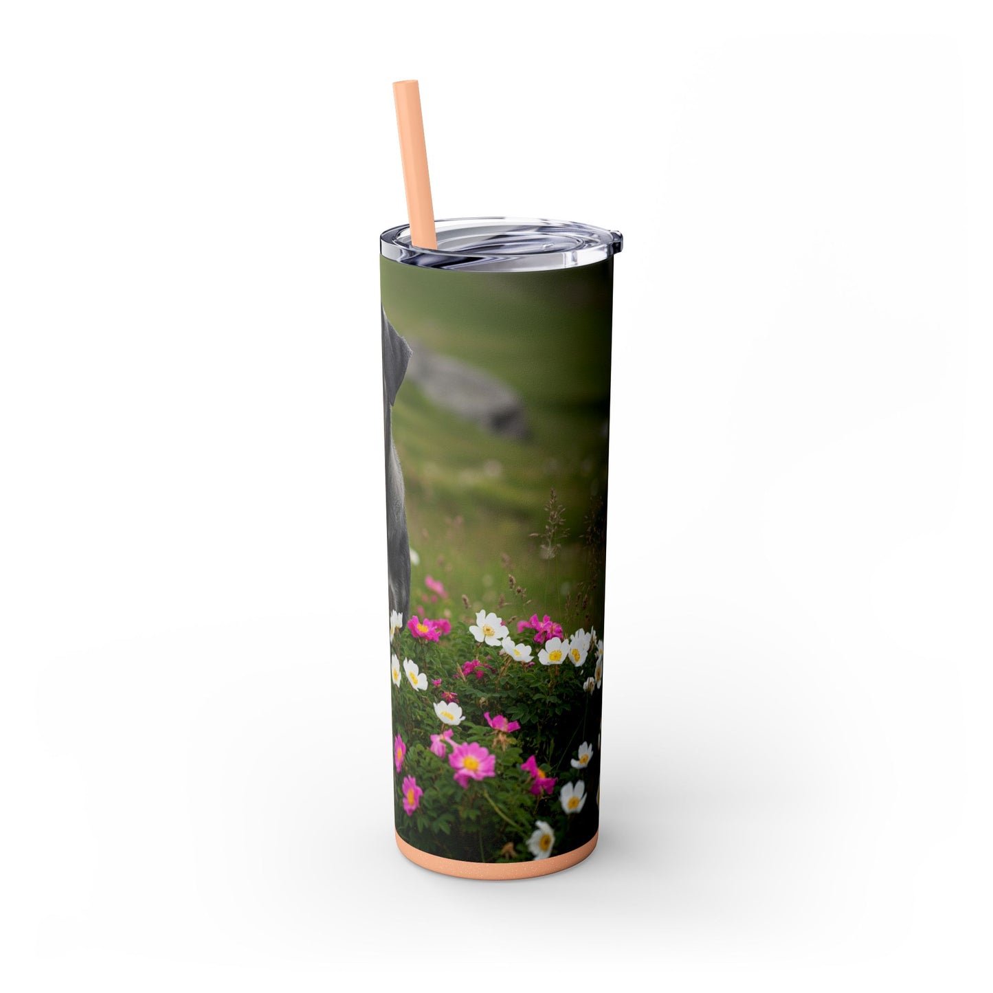 Giant Schnauzer Tumbler with Straw, 20oz