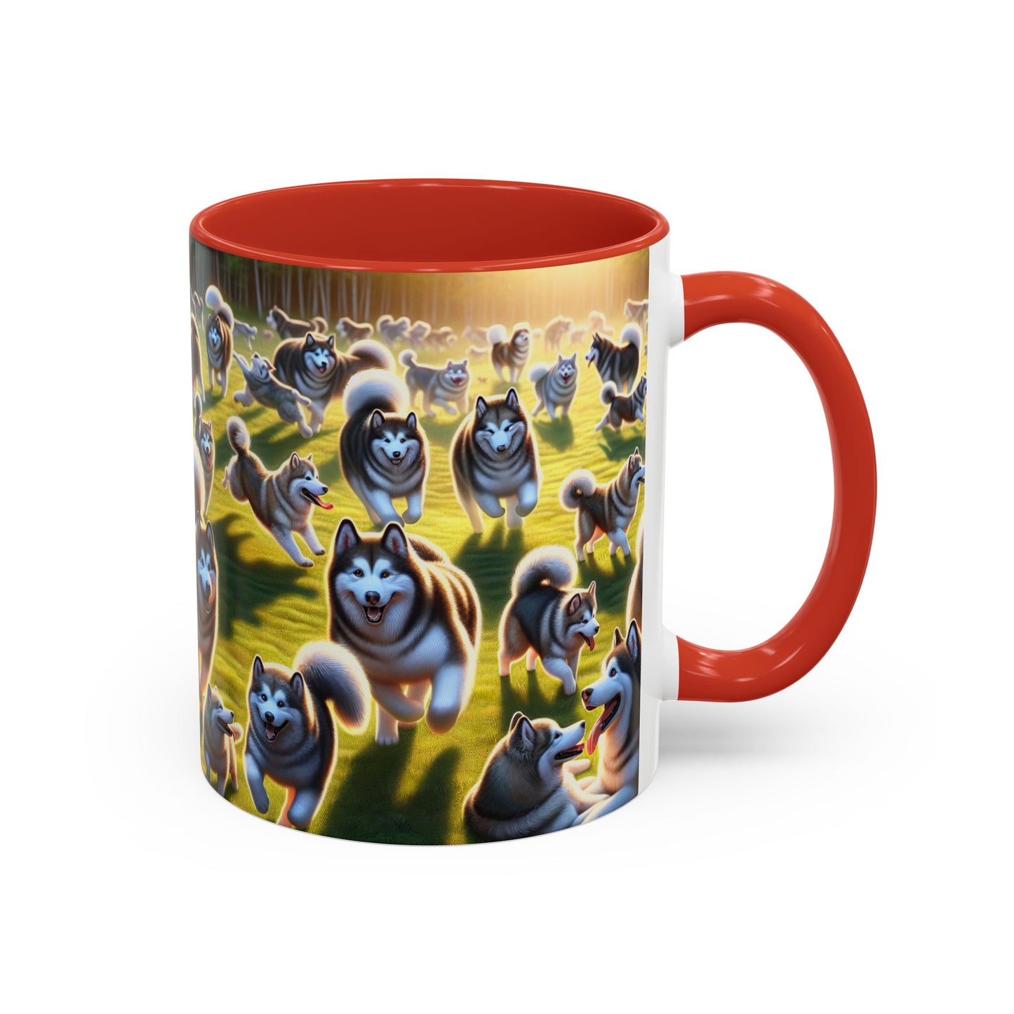 Alaskan Malamute Accent Coffee Mug - Perfect Gift for Dog Lovers