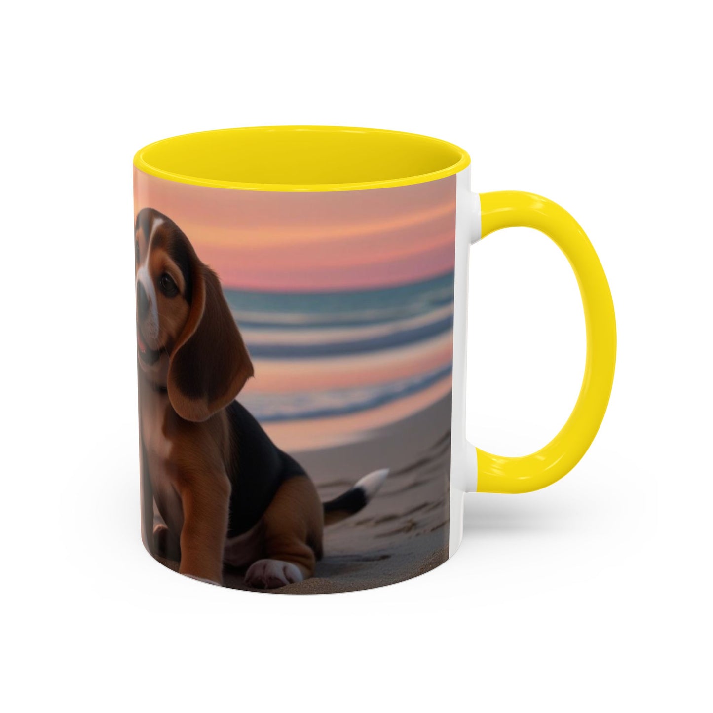 Beagle Love Accent Coffee Mug - Perfect Gift for Dog Lovers