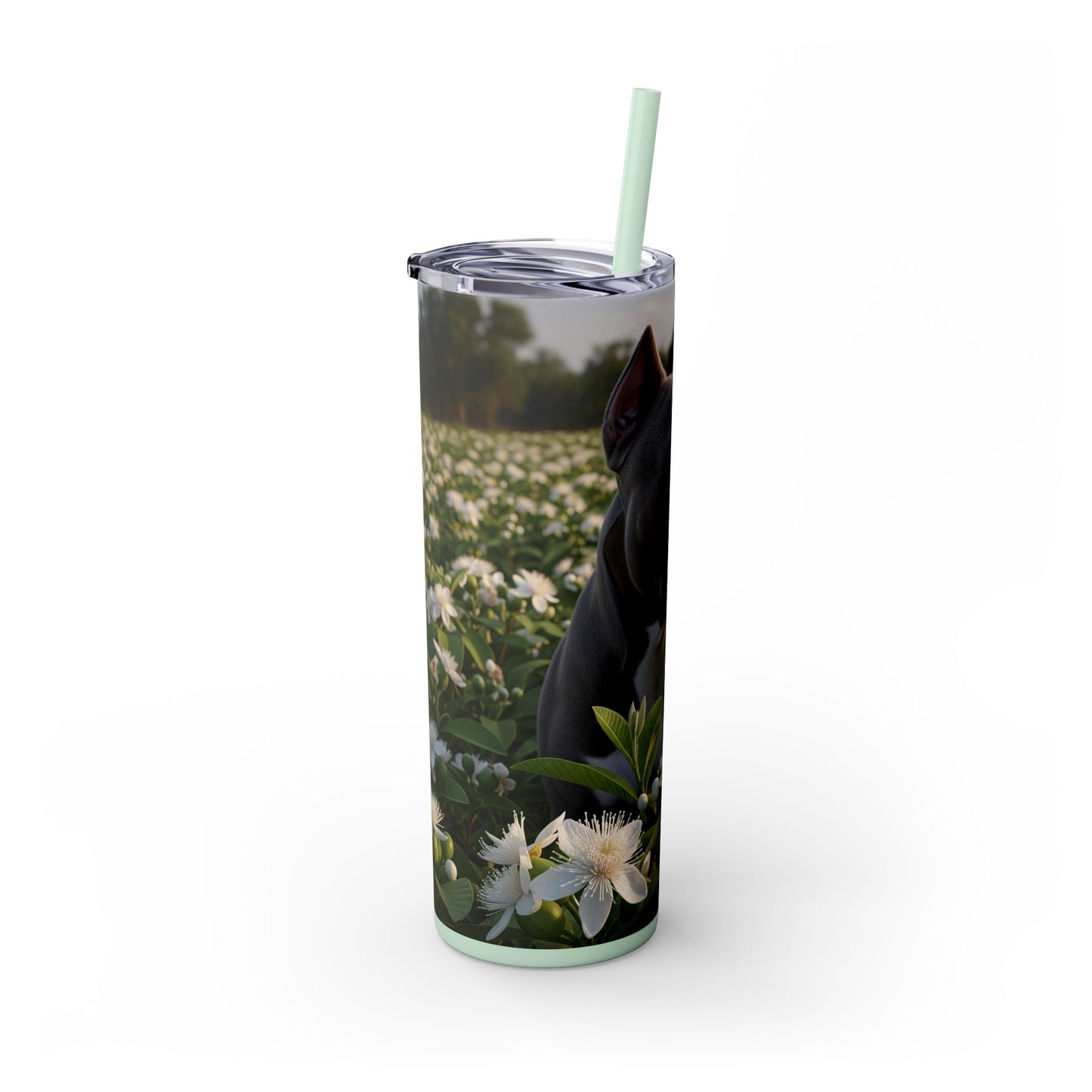 Bully Kutta Skinny Tumbler with Straw, 20oz