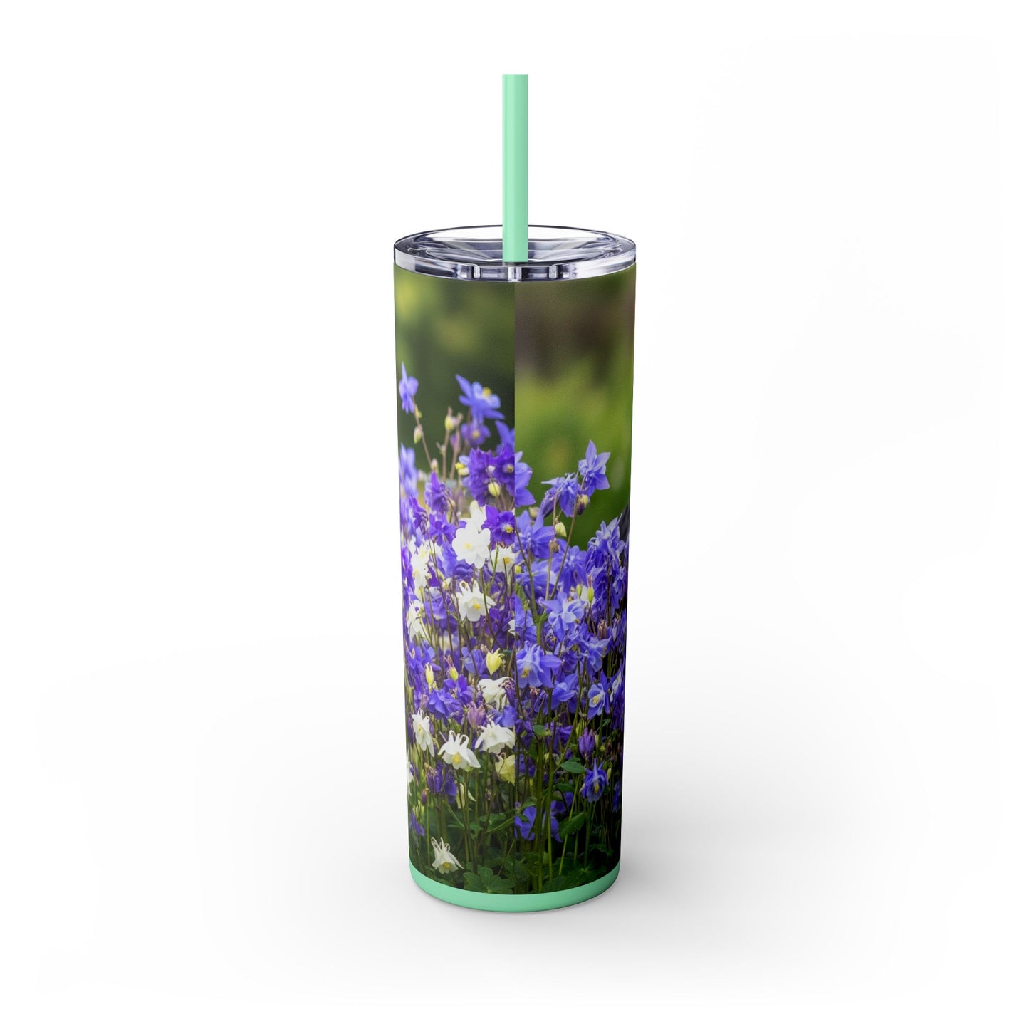 Black Russian Terrier Tumbler with Straw, 20oz