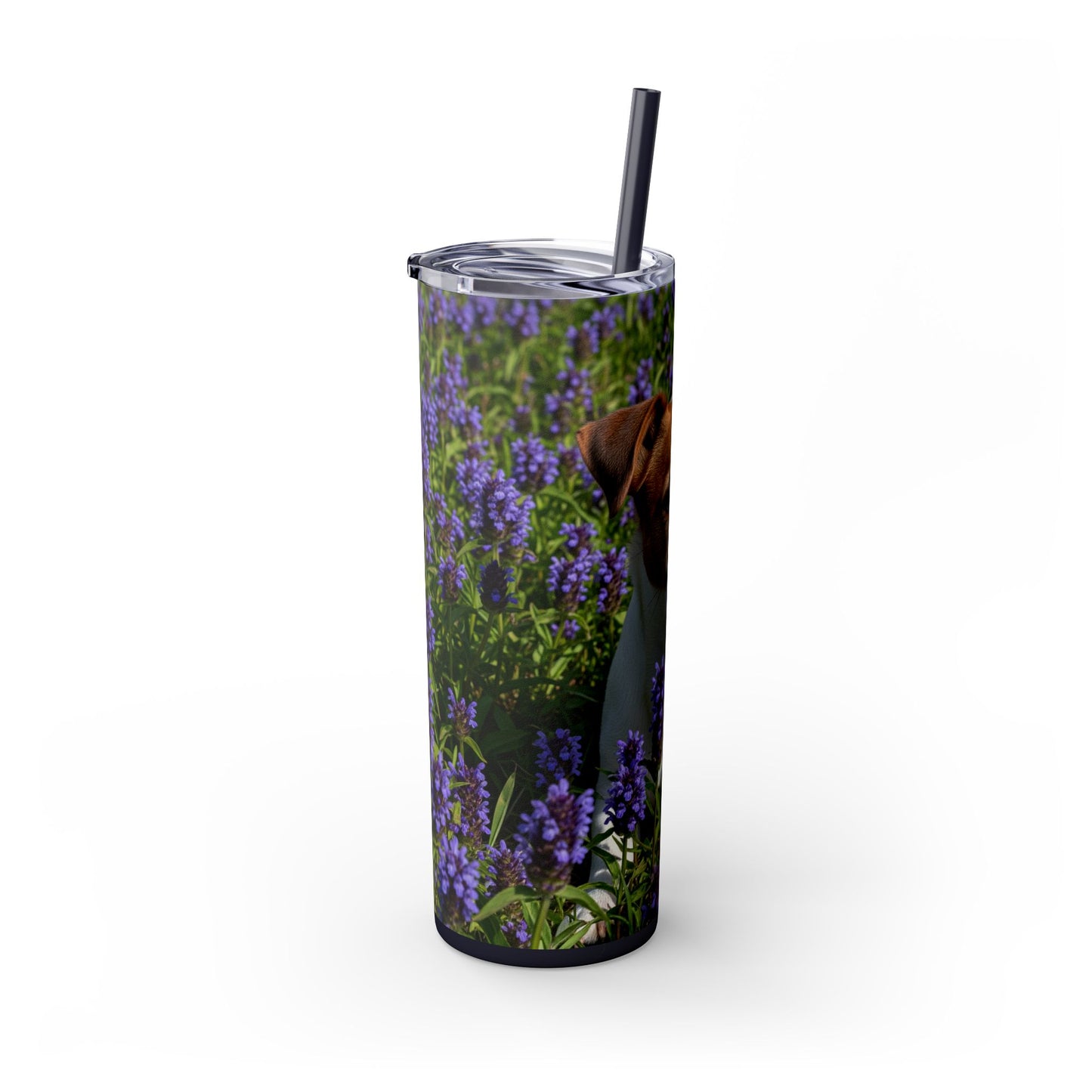Jack Russell Terrier Tumbler with Straw, 20oz