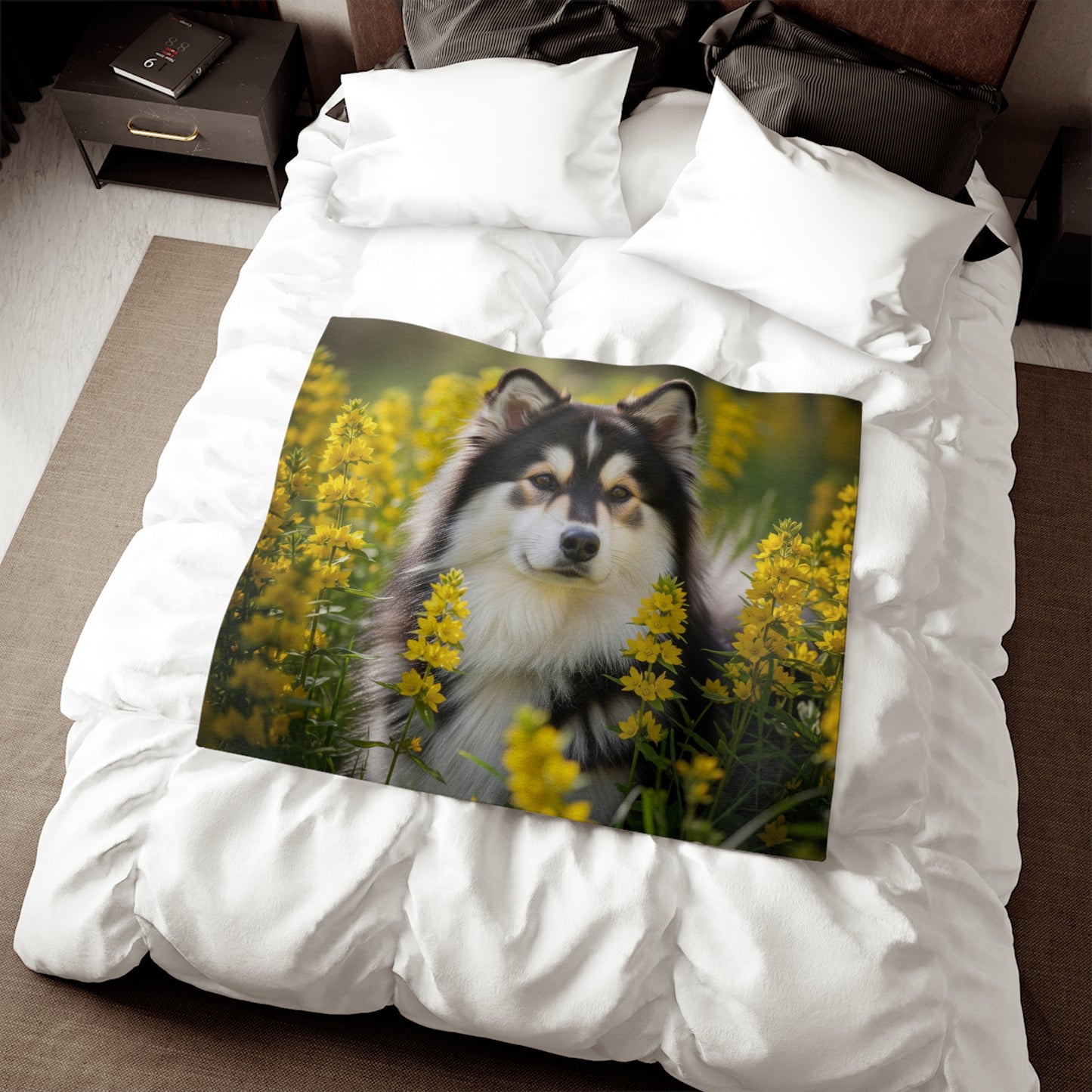 Swedish Lapphund Sweatshirt Blanket