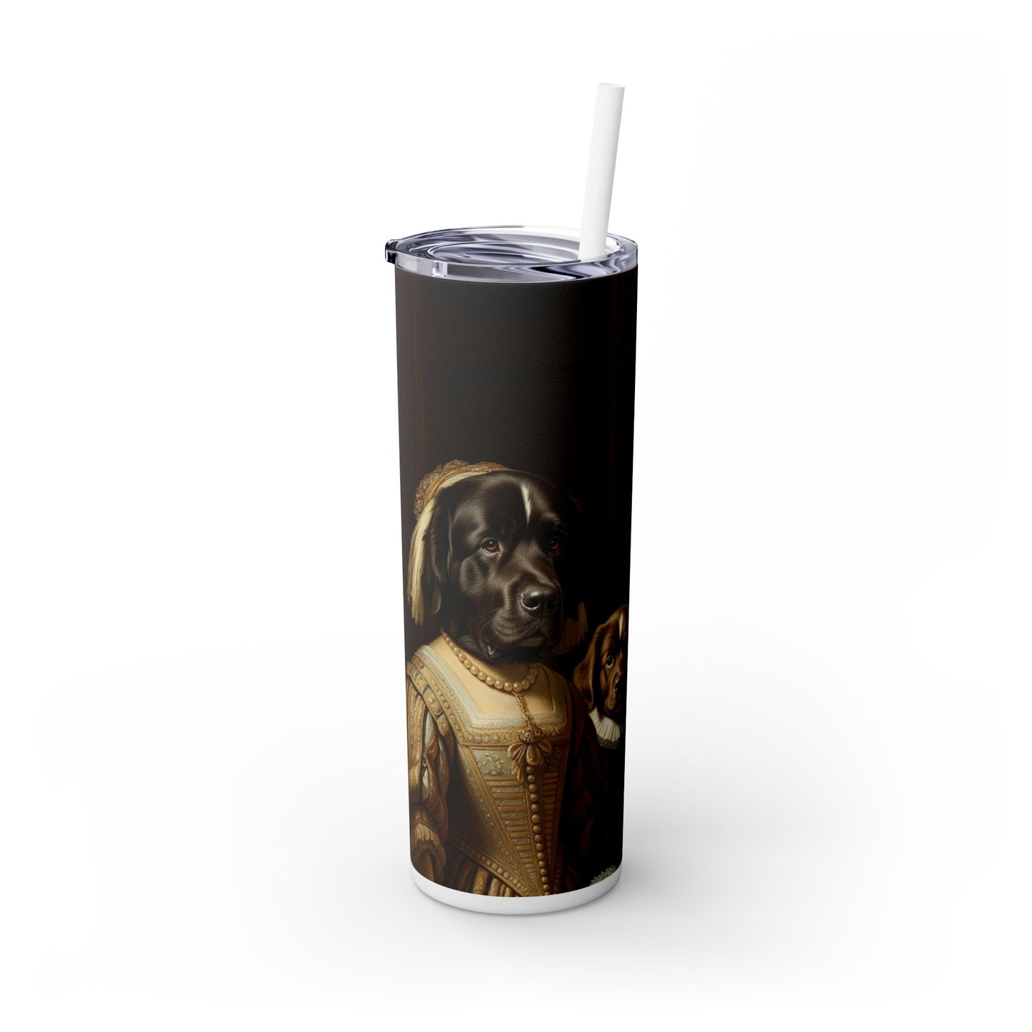 Newfoundland Skinny Tumbler with Straw, 20oz