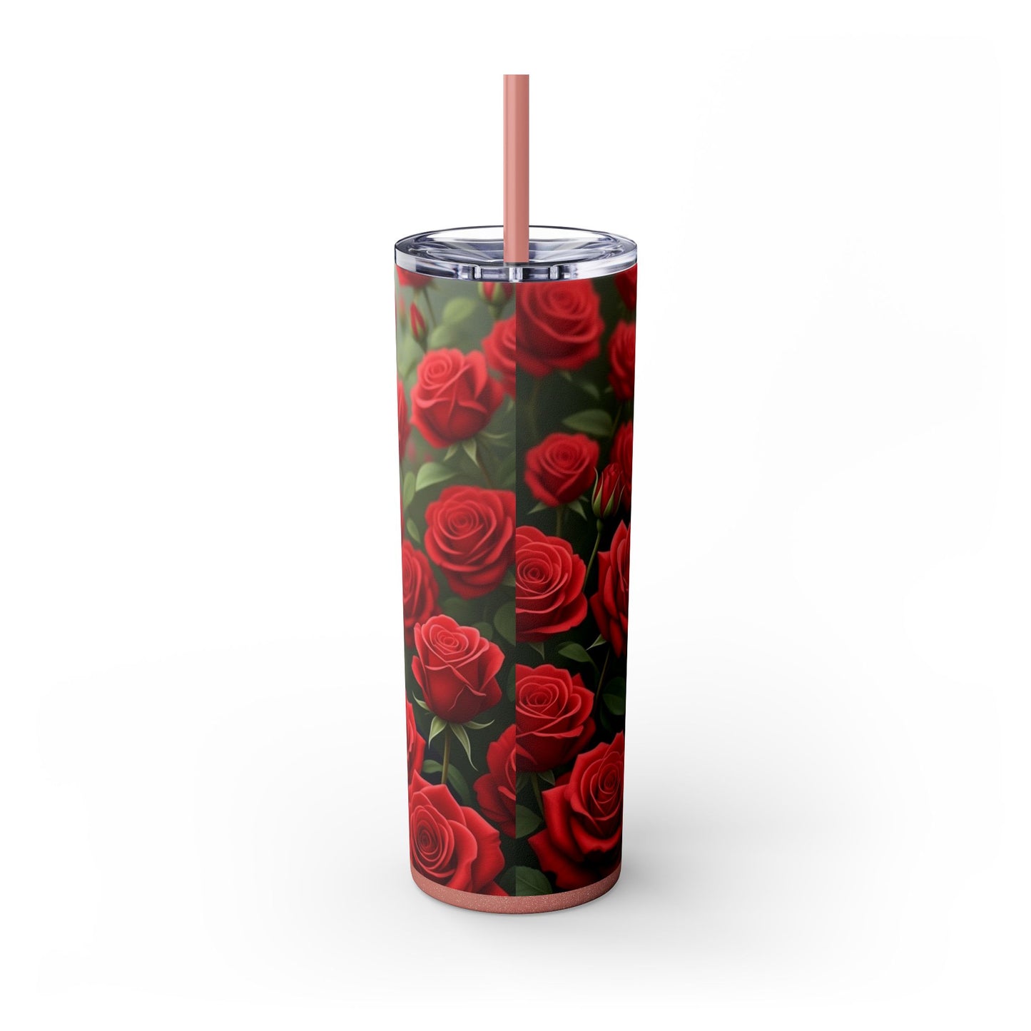 Manchester Terrier Skinny Tumbler with Straw, 20oz