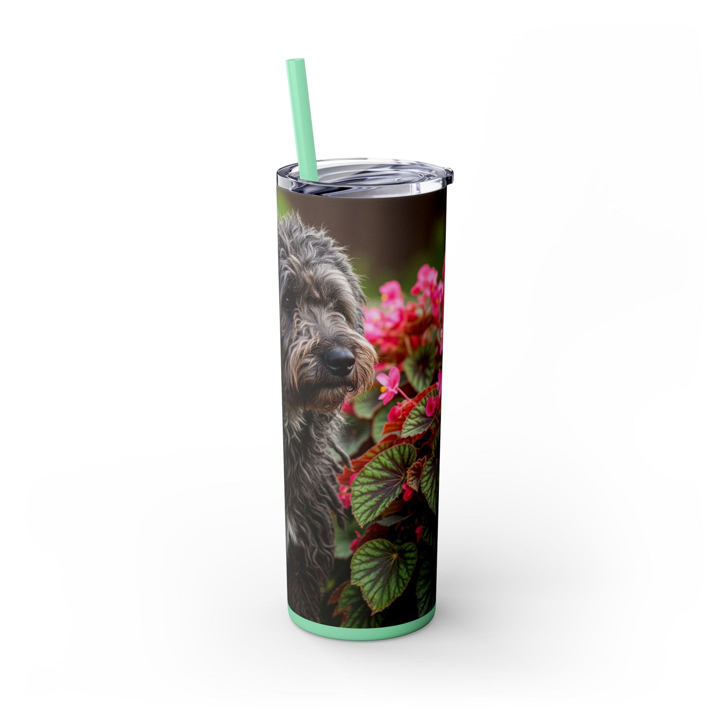 Puli Skinny Tumbler with Straw, 20oz