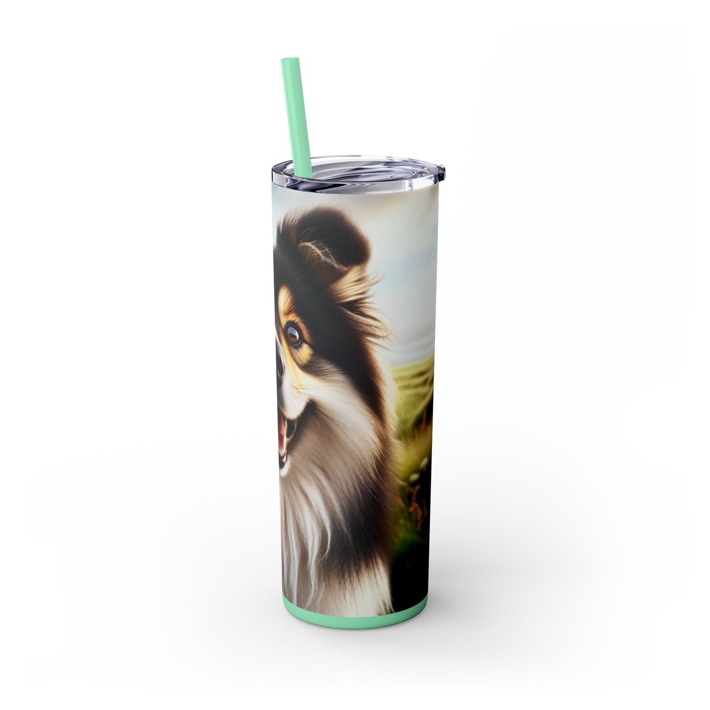 Icelandic Sheepdog Tumbler with Straw, 20oz