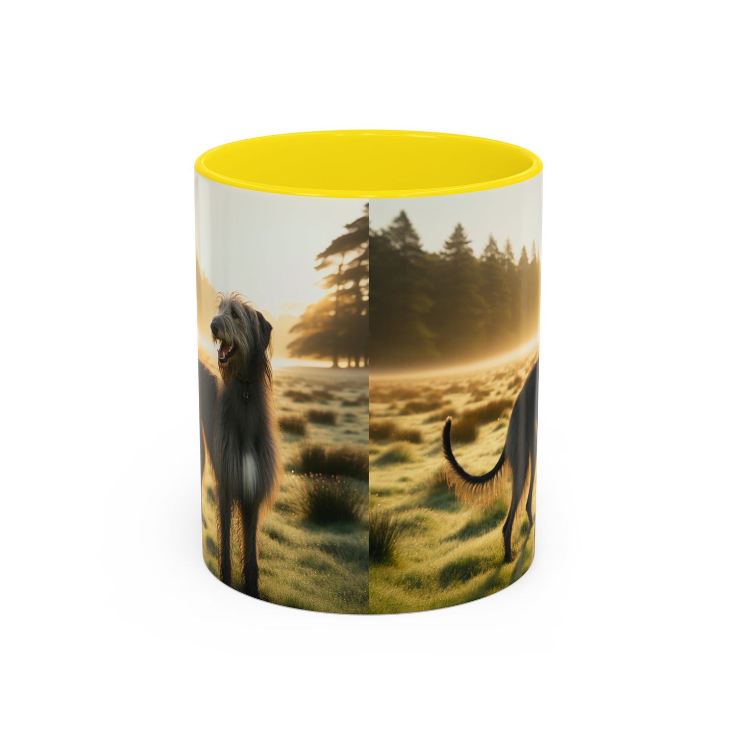 Scottish Deerhound Accent Coffee Mug - Perfect Gift for Dog Lovers