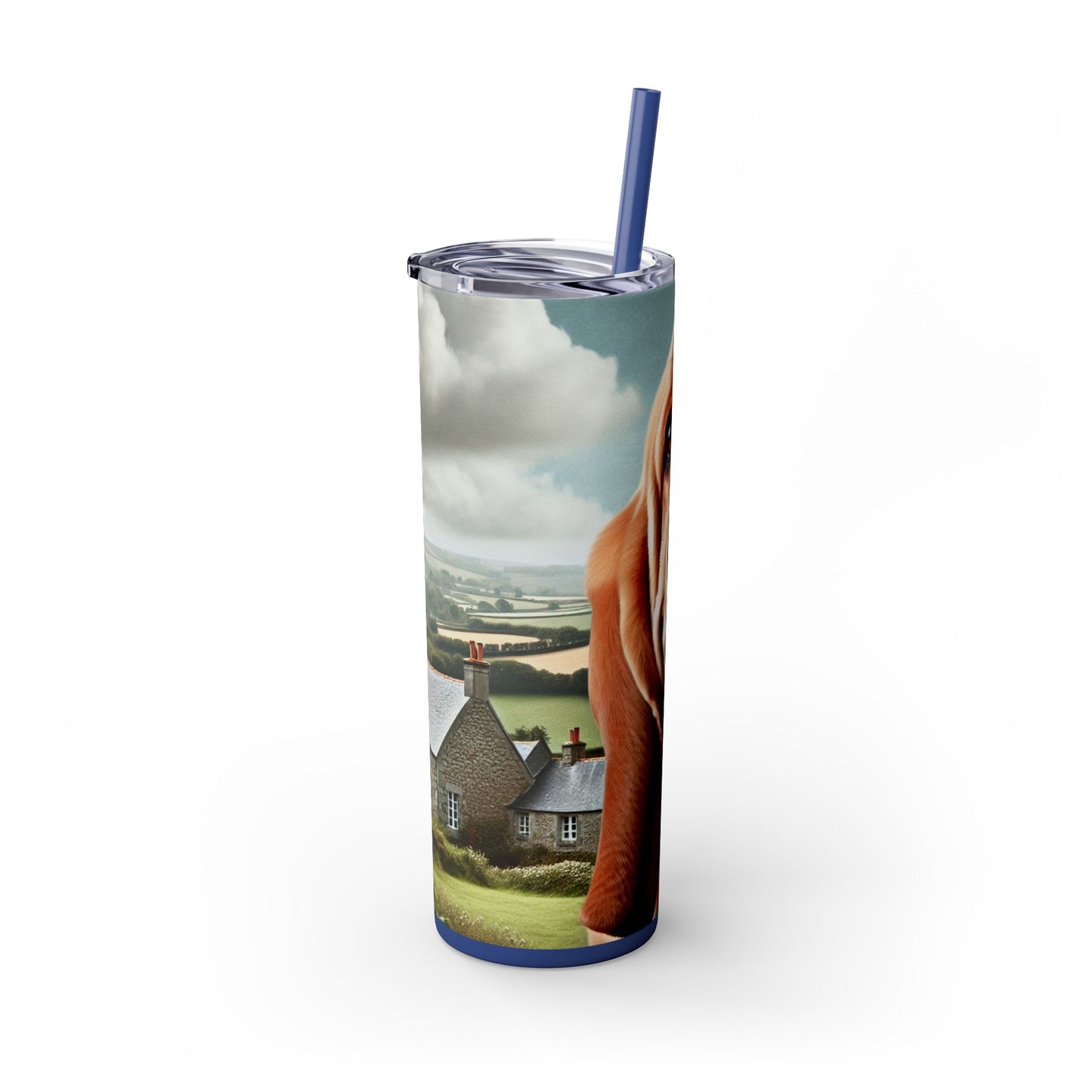 Basset Fauve de Bretagne Tumbler with Straw, 20oz