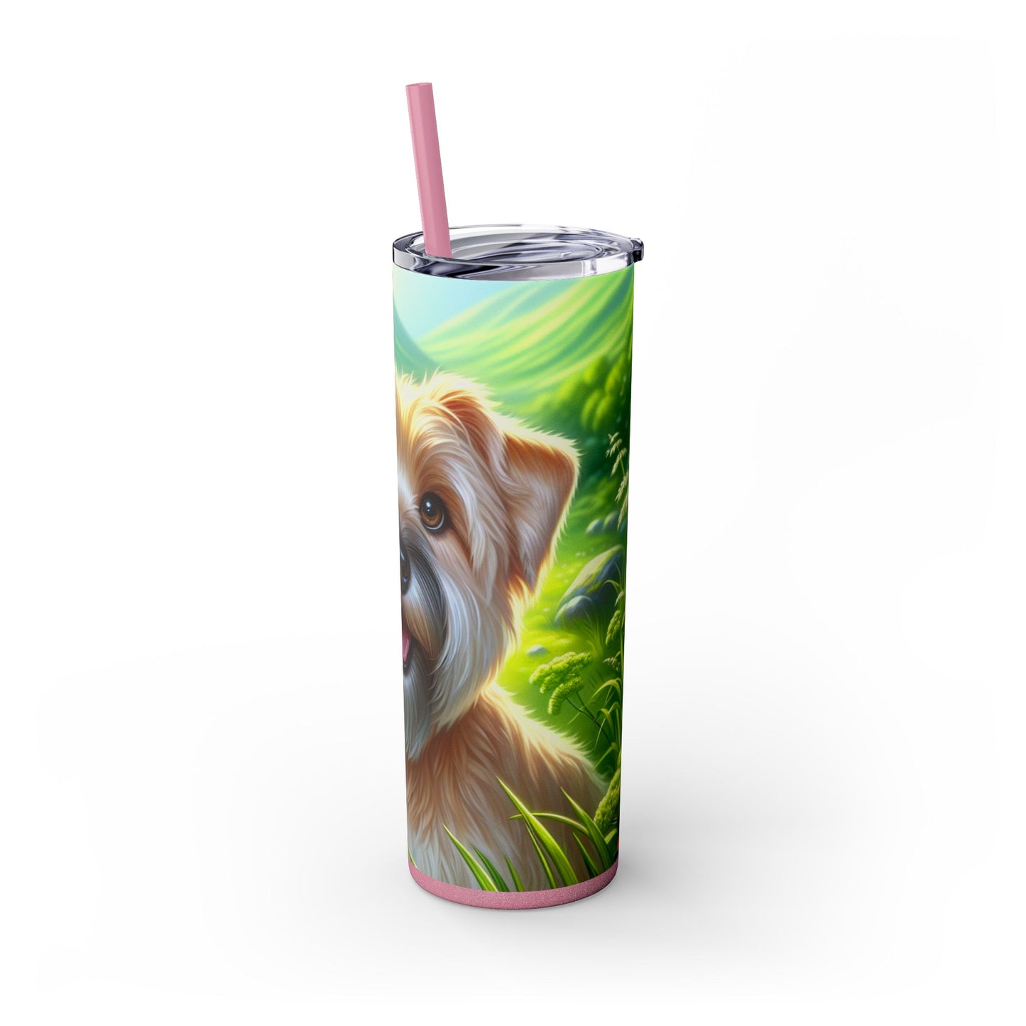 Glen of Imaal Terrier Tumbler with Straw, 20oz
