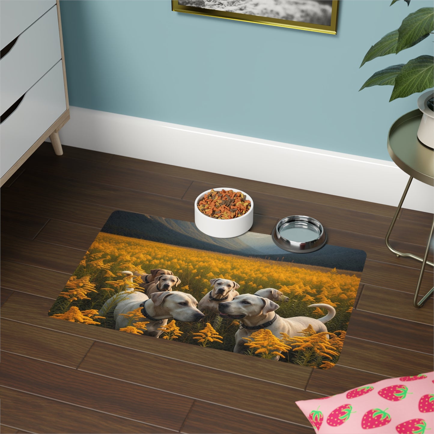 Pet Food Mat (12x18) - Mountain Cur