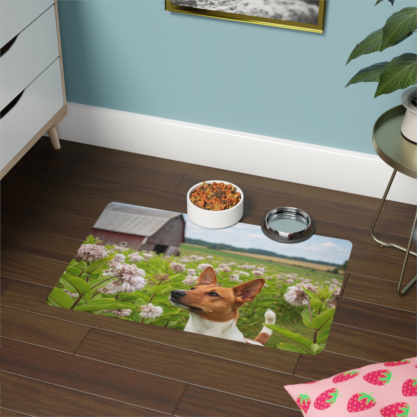Pet Food Mat (12x18) - Rat Terrier