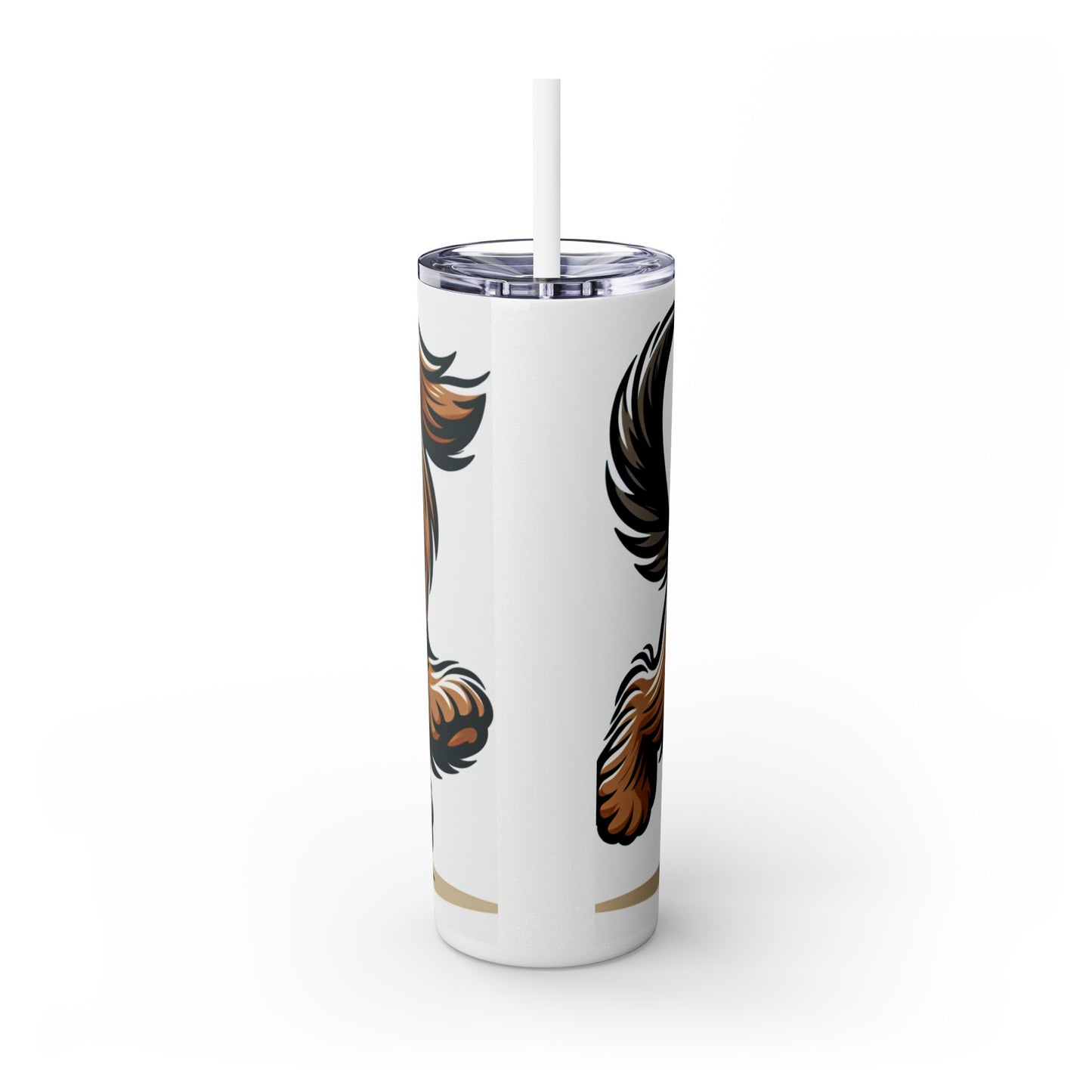 Otterhound Skinny Tumbler with Straw, 20oz