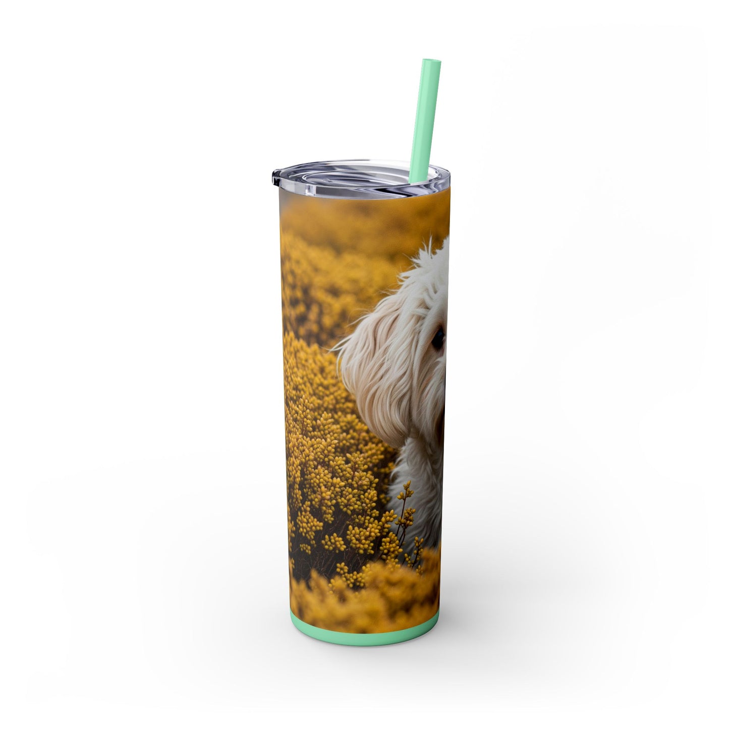 Maltipoo Tumbler with Straw, 20oz
