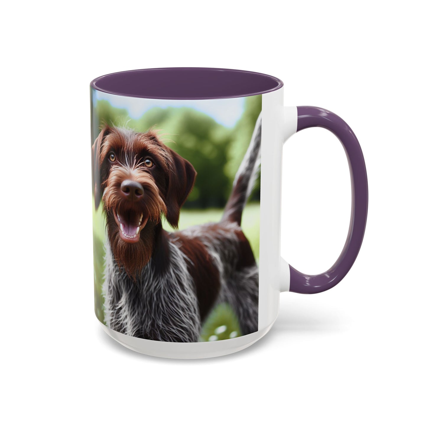 Wirehaired Slovakian Pointer Accent Coffee Mug - Perfect Gift for Dog Lovers