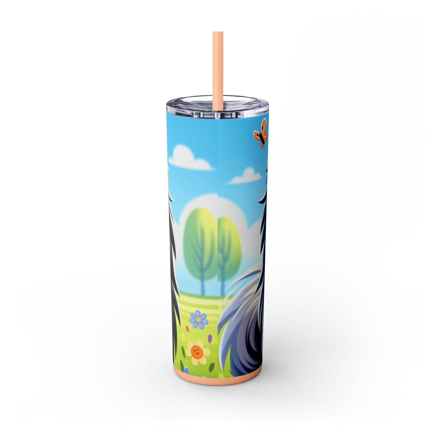 Keeshond Tumbler with Straw, 20oz
