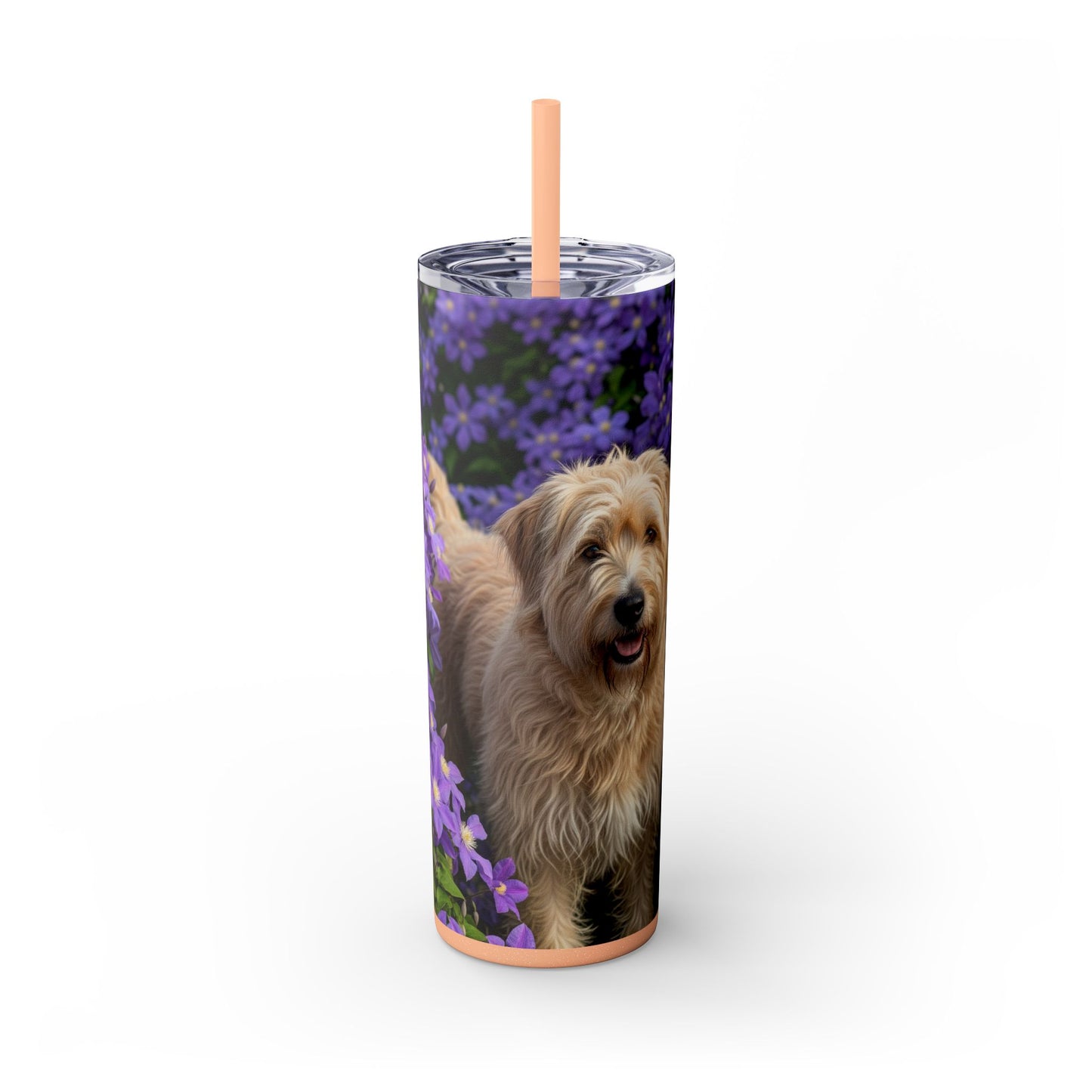 Berger Picard Skinny Tumbler with Straw, 20oz