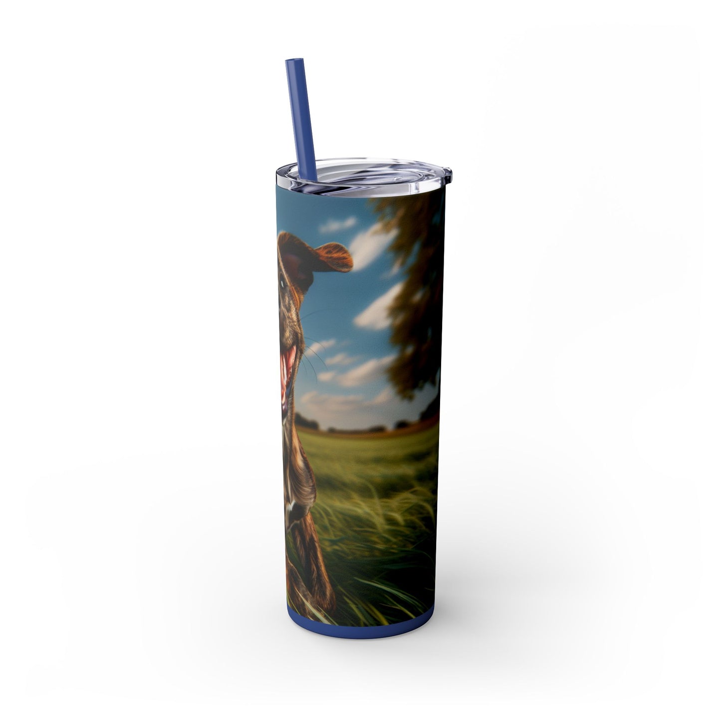 Treeing Tennessee Brindle Tumbler with Straw, 20oz