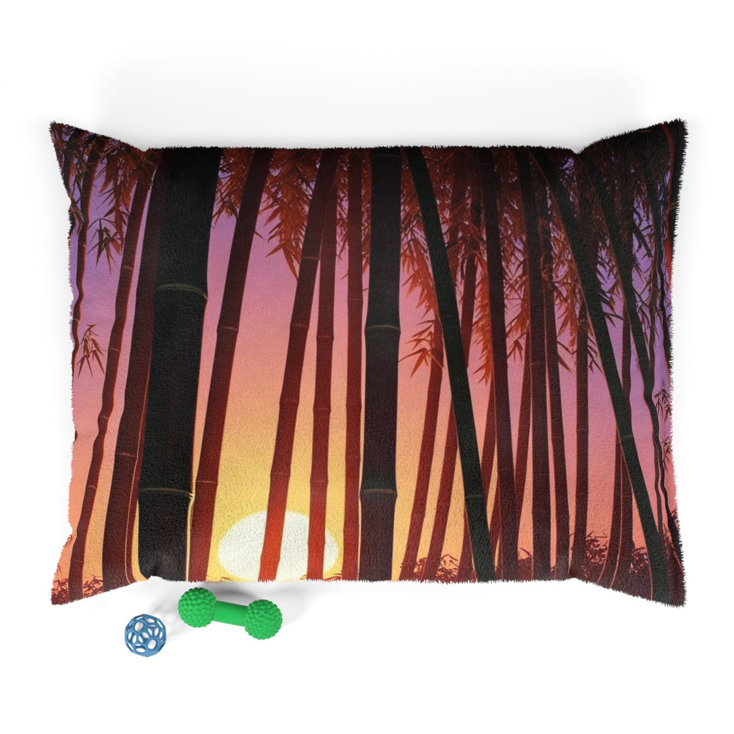 Bamboo Forest Sunrise Pet Bed