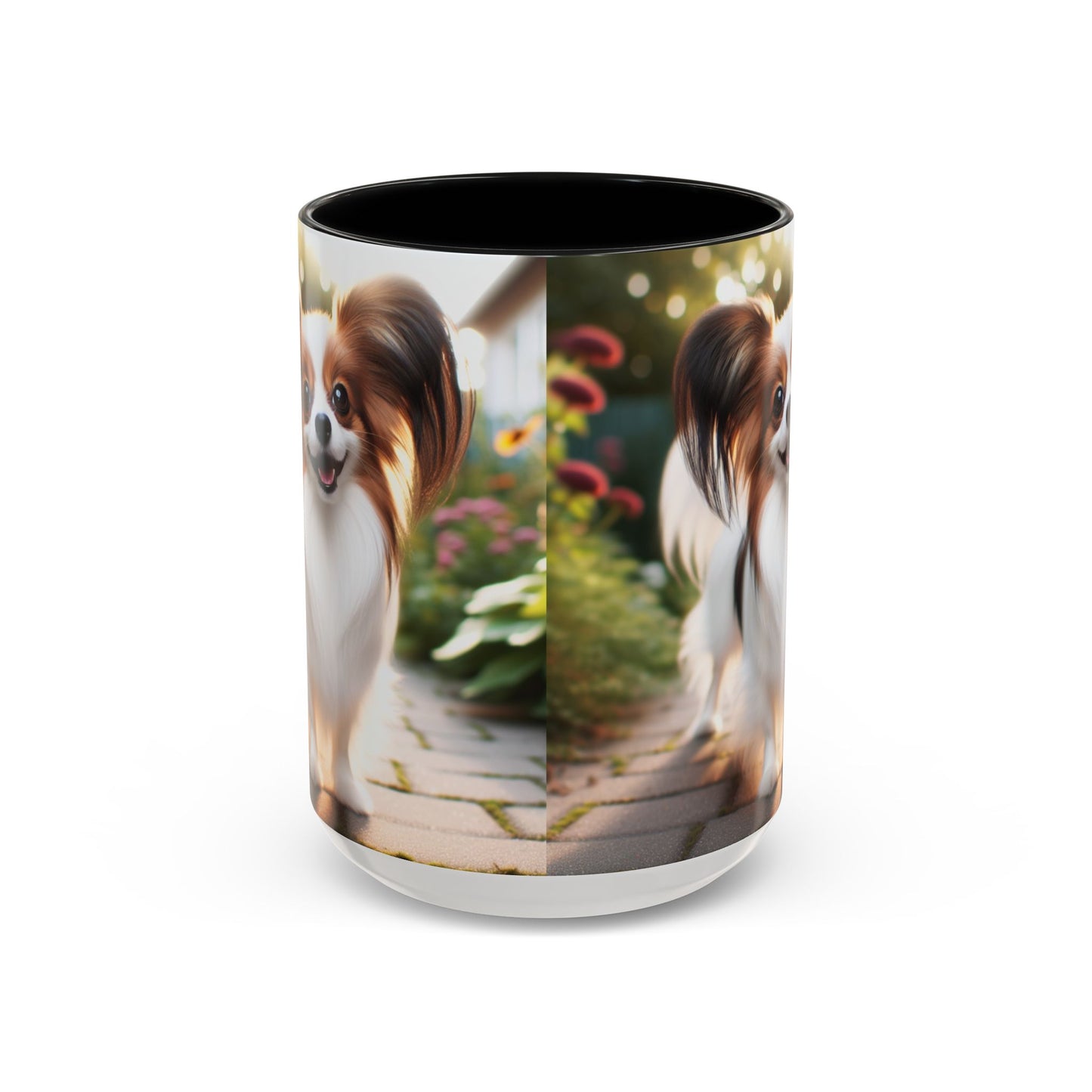 Papillon Accent Coffee Mug - Perfect Gift for Dog Lovers