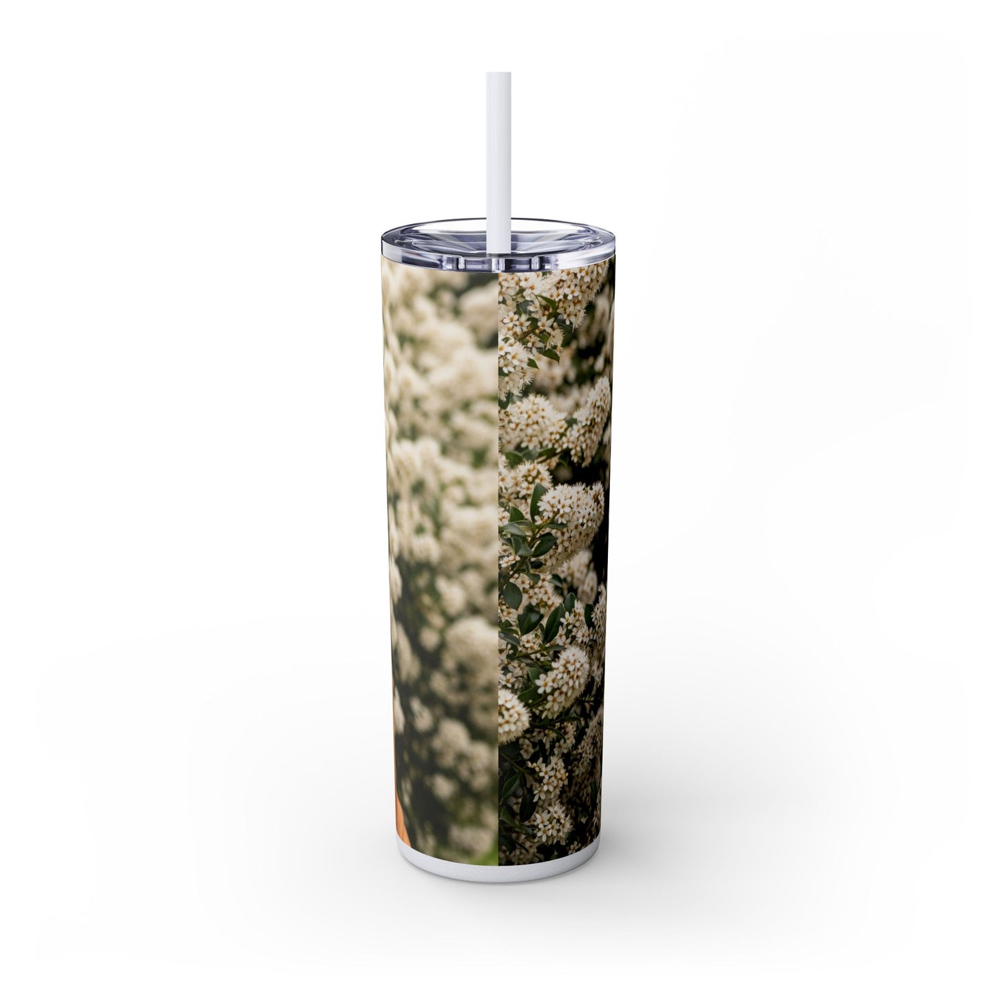 Dogue de Bordeaux Skinny Tumbler with Straw, 20oz